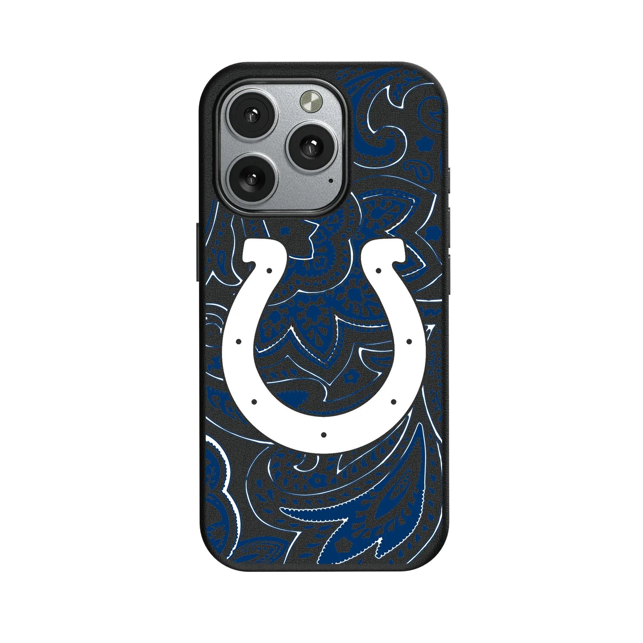Indianapolis Colts Paisley iPhone MagSafe Compatible Phone Case for Apple iPhone