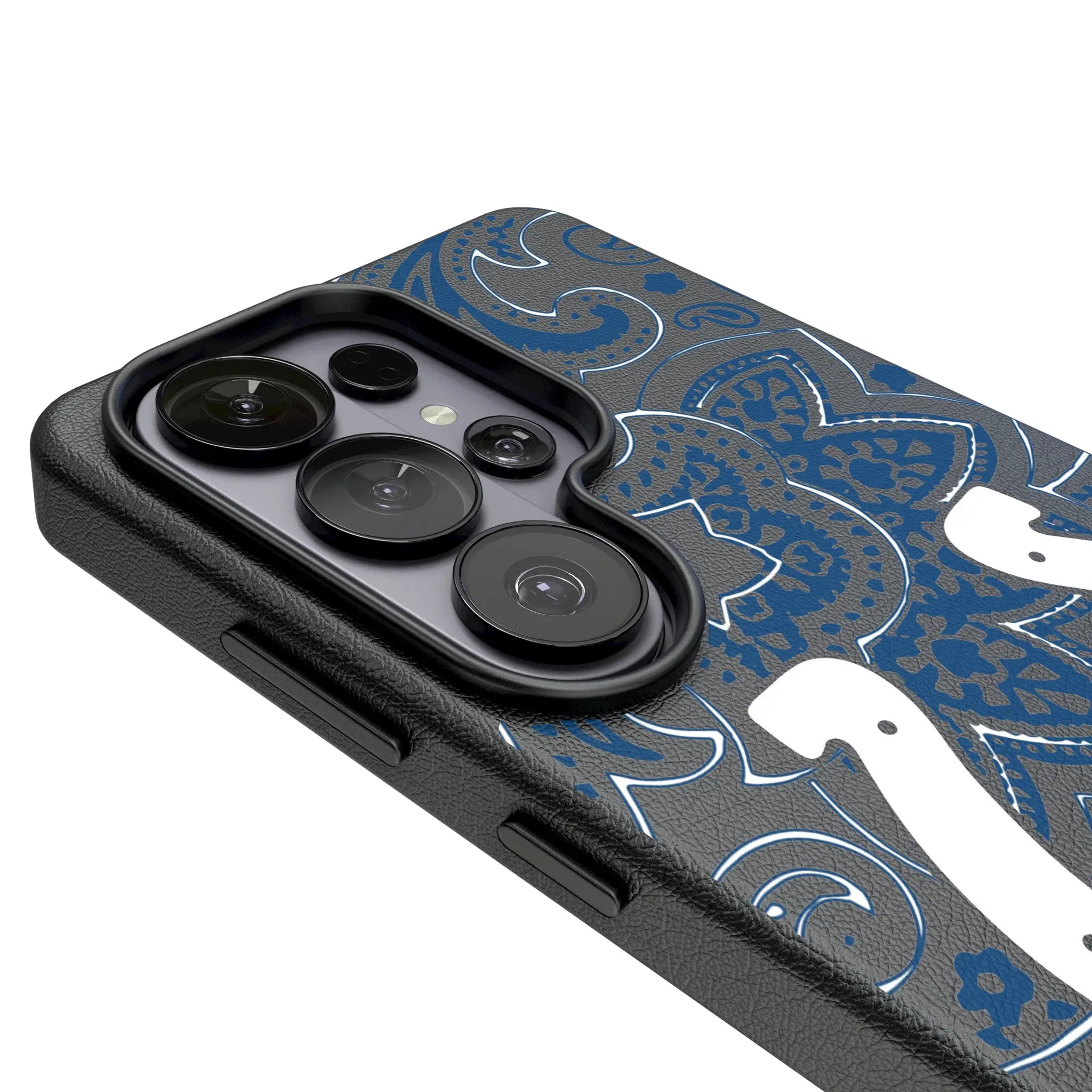 Indianapolis Colts Paisley Galaxy MagSafe Compatible Phone Case for Samsung Galaxy - Detail#Device_Galaxy S26 Ultra