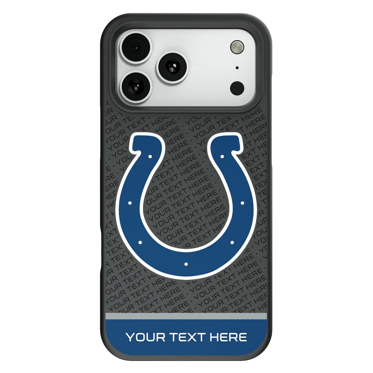 Indianapolis Colts Personalized EndZone Plus Bump Phone Case for Apple iPhone