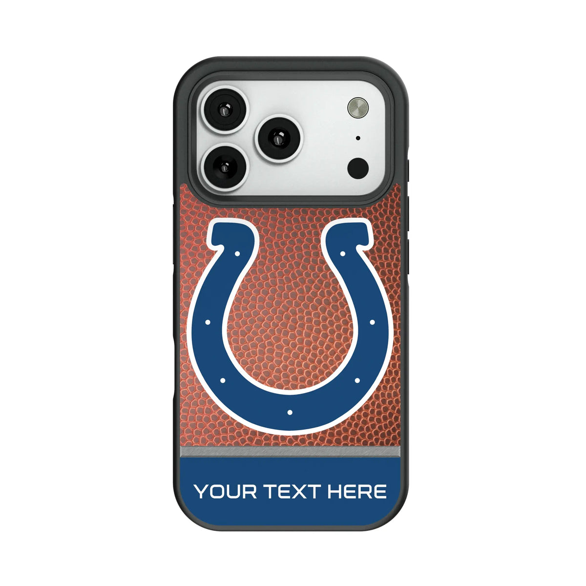 Indianapolis Colts Personalized Football Bump Phone Case for Apple iPhone