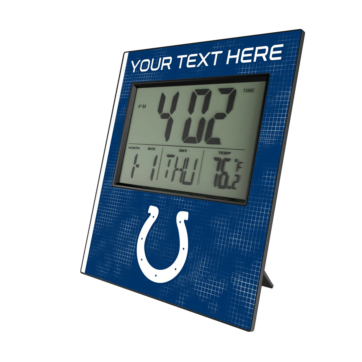 Indianapolis Colts Personalized Hatch Wall Clock