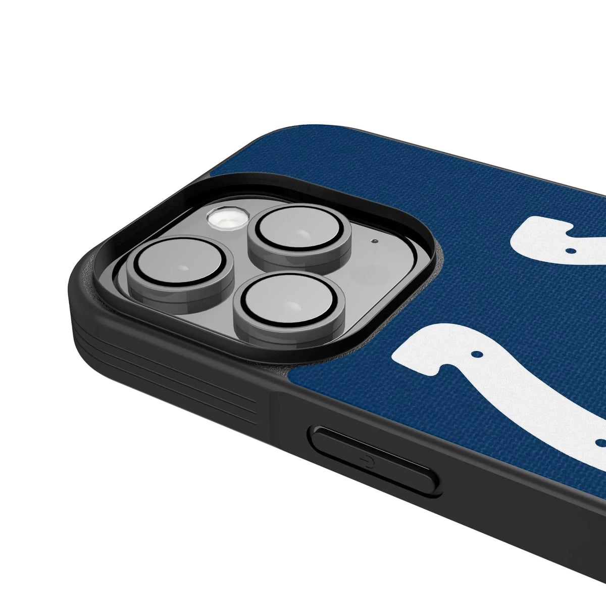 Indianapolis Colts Personalized Stripe iPhone Bump Phone Case for Apple iPhone - Detail