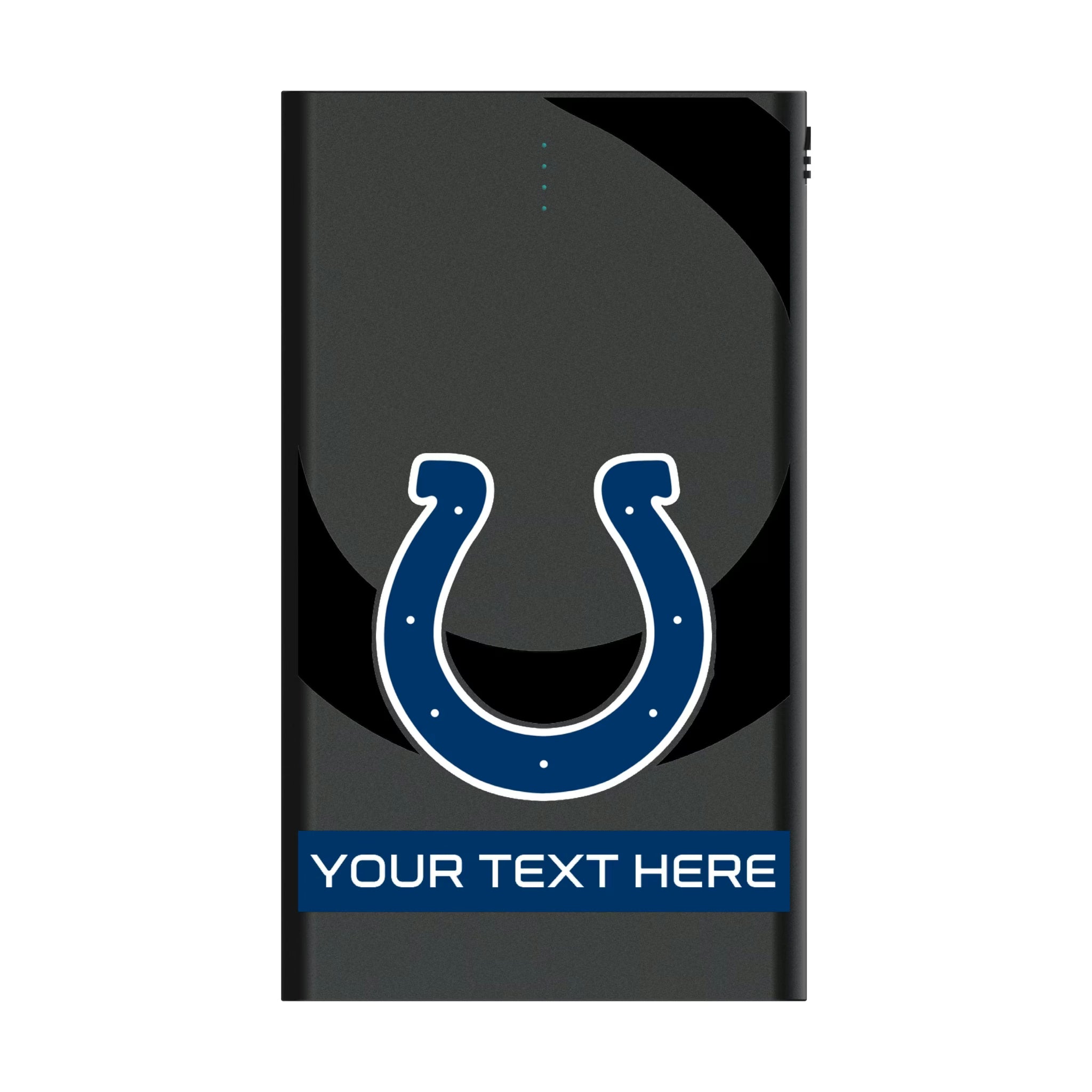 Indianapolis Colts Personalized Tilt 5000mAh Flat Powerbank