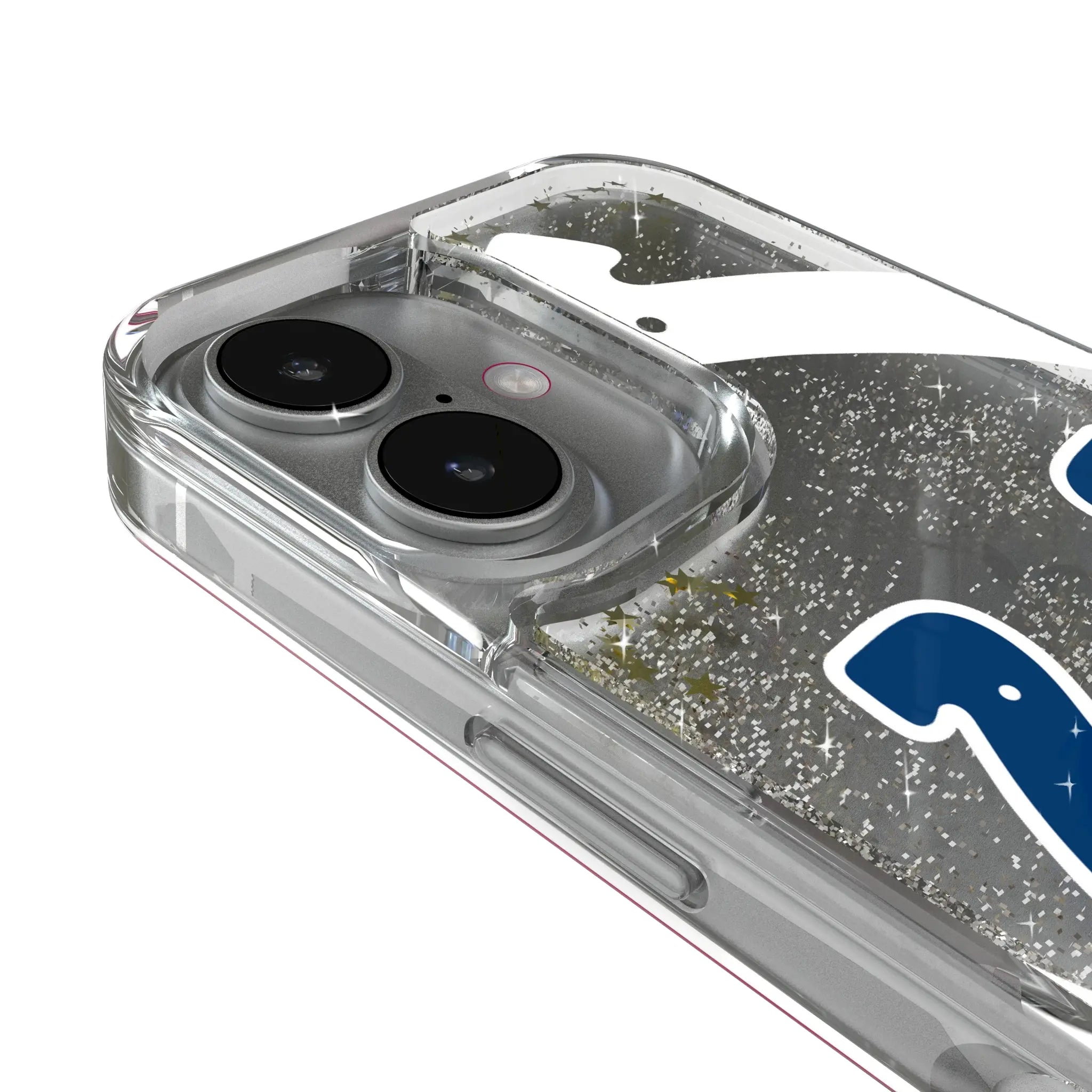Indianapolis Colts Personalized Tilt iPhone Glitter Phone Case for Apple iPhone - Detail