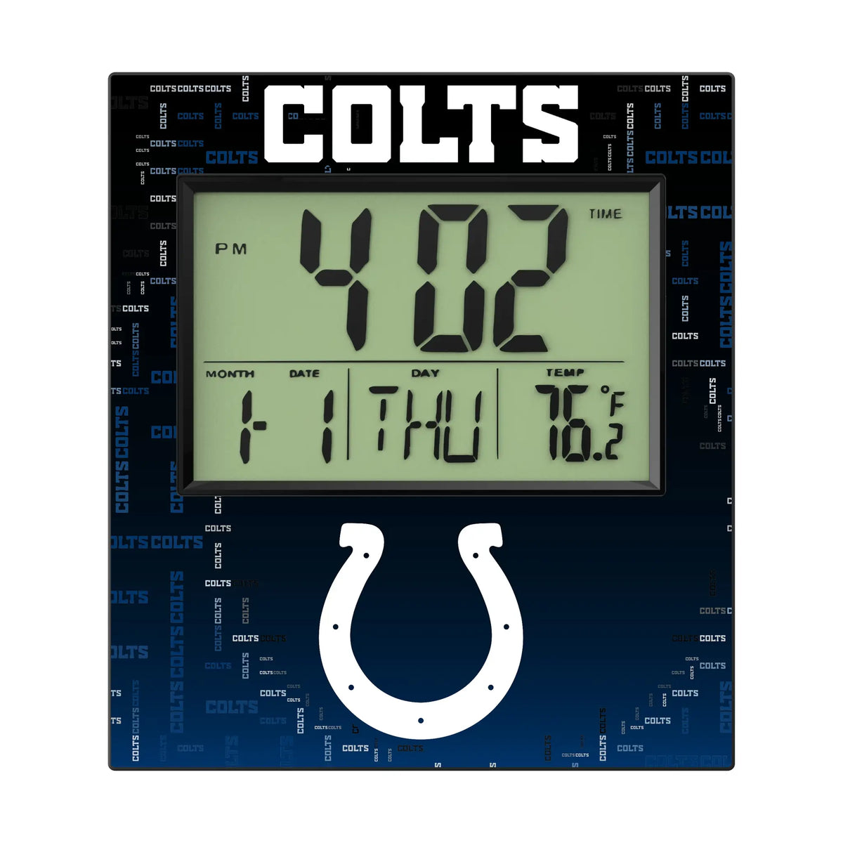 Indianapolis Colts Quadtile Wall Clock