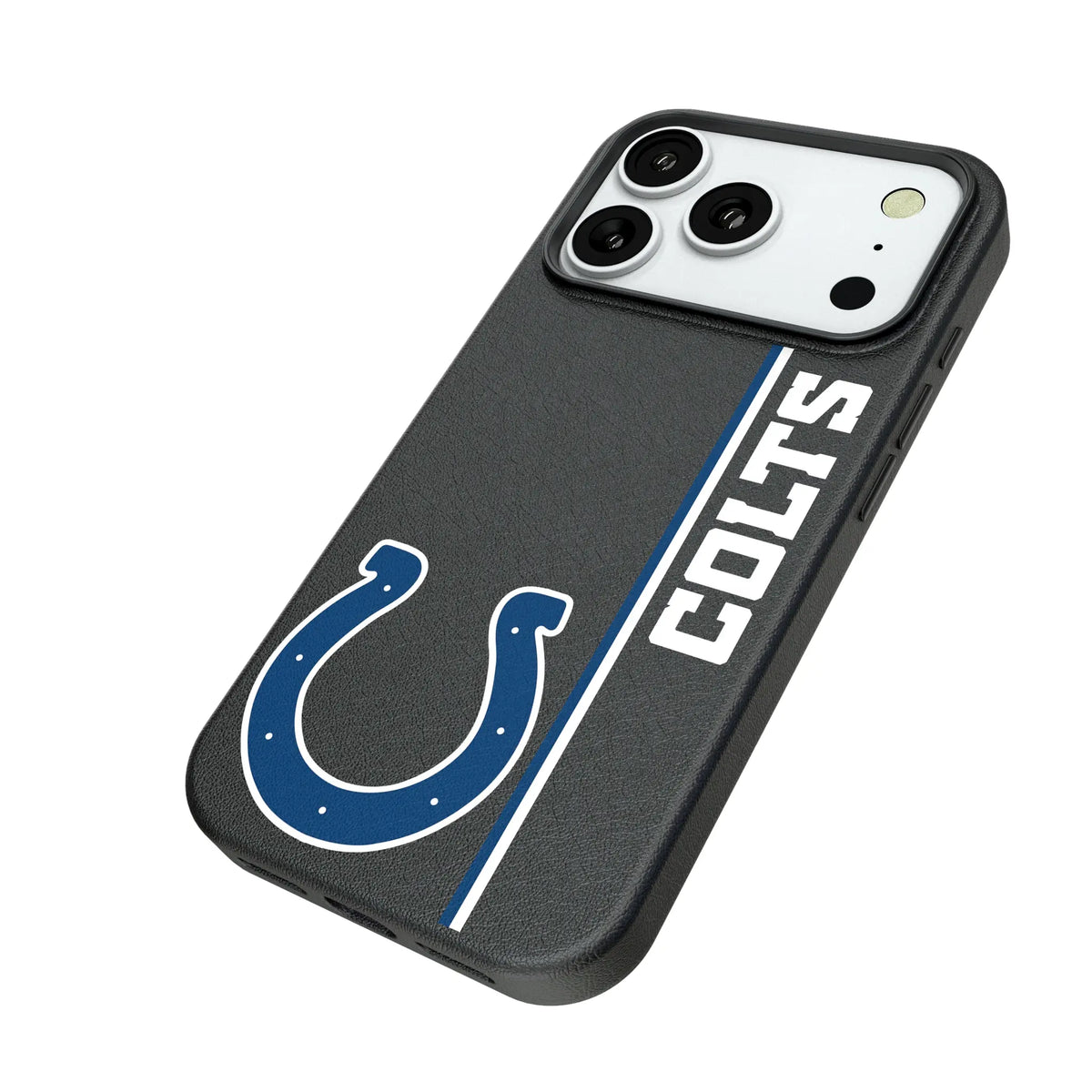 Indianapolis Colts Sidebar iPhone MagSafe Compatible Phone Case for Apple iPhone - Isometric View#Device_iPhone 18 Pro