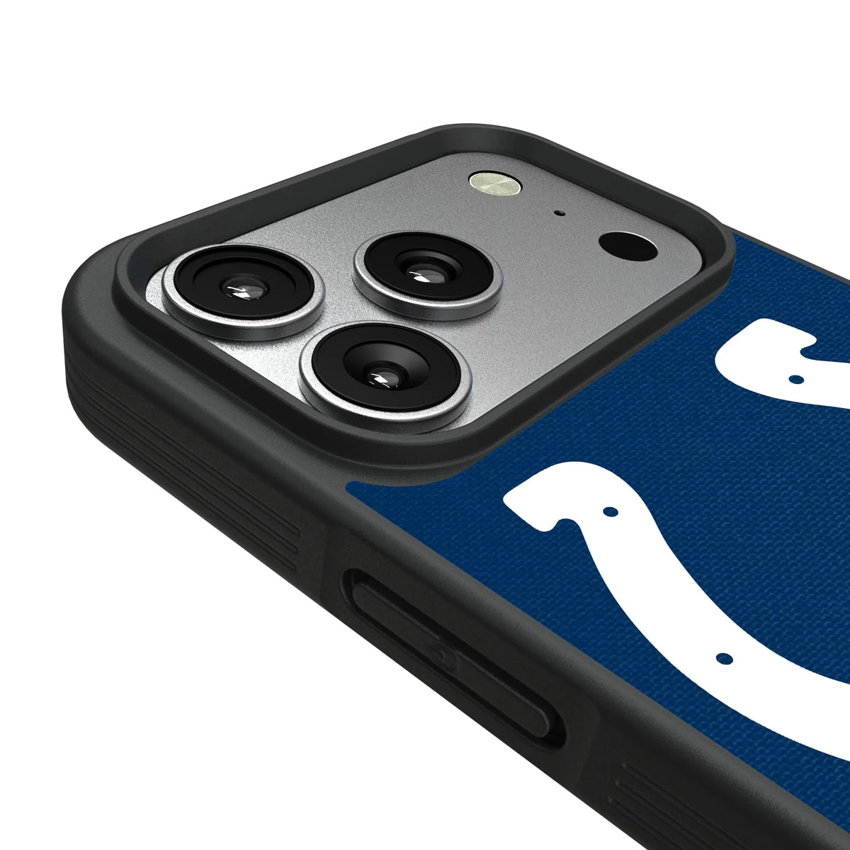 Indianapolis Colts Stripe iPhone Bump Phone Case for Apple iPhone - Detail#Device_iPhone 17 Pro