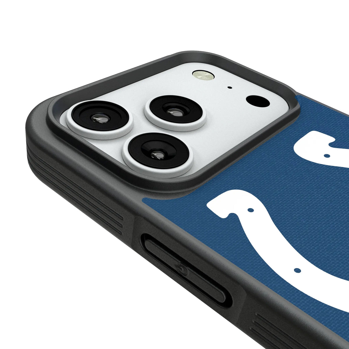 Indianapolis Colts Stripe iPhone Bump Phone Case for Apple iPhone - Detail#Device_iPhone 18 Pro