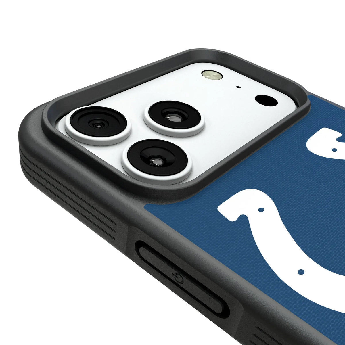 Indianapolis Colts Stripe iPhone Bump Phone Case for Apple iPhone - Detail#Device_iPhone 18 Pro Max