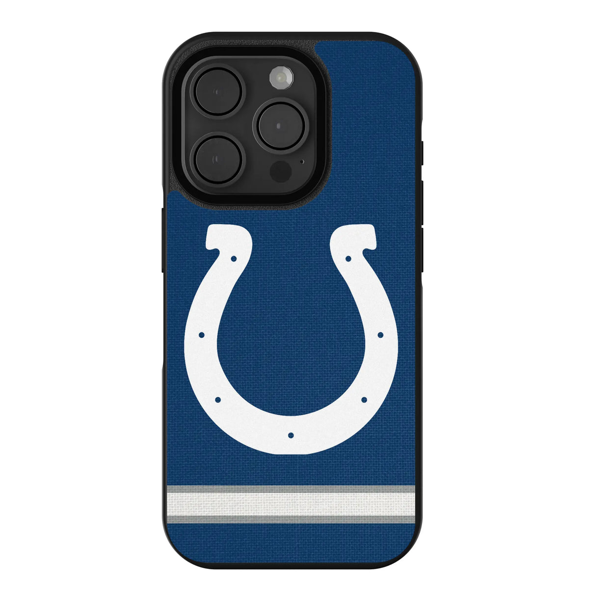 Indianapolis Colts Stripe iPhone Bump Phone Case for Apple iPhone