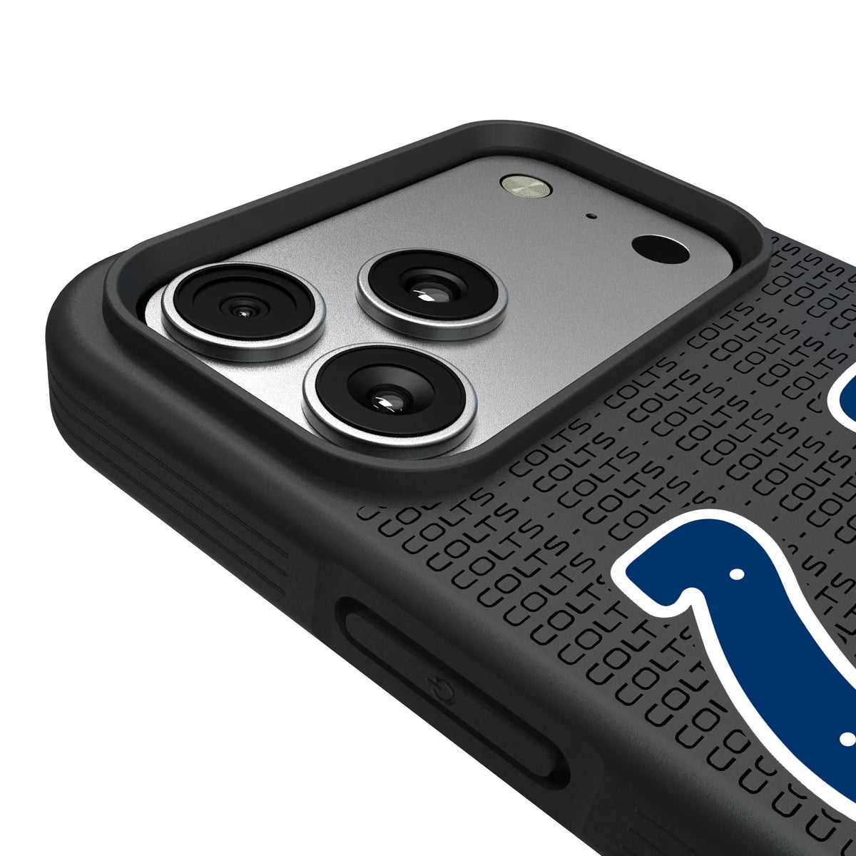 Indianapolis Colts Text Backdrop iPhone Bump Phone Case for Apple iPhone - Detail#Device_iPhone 17 Pro Max