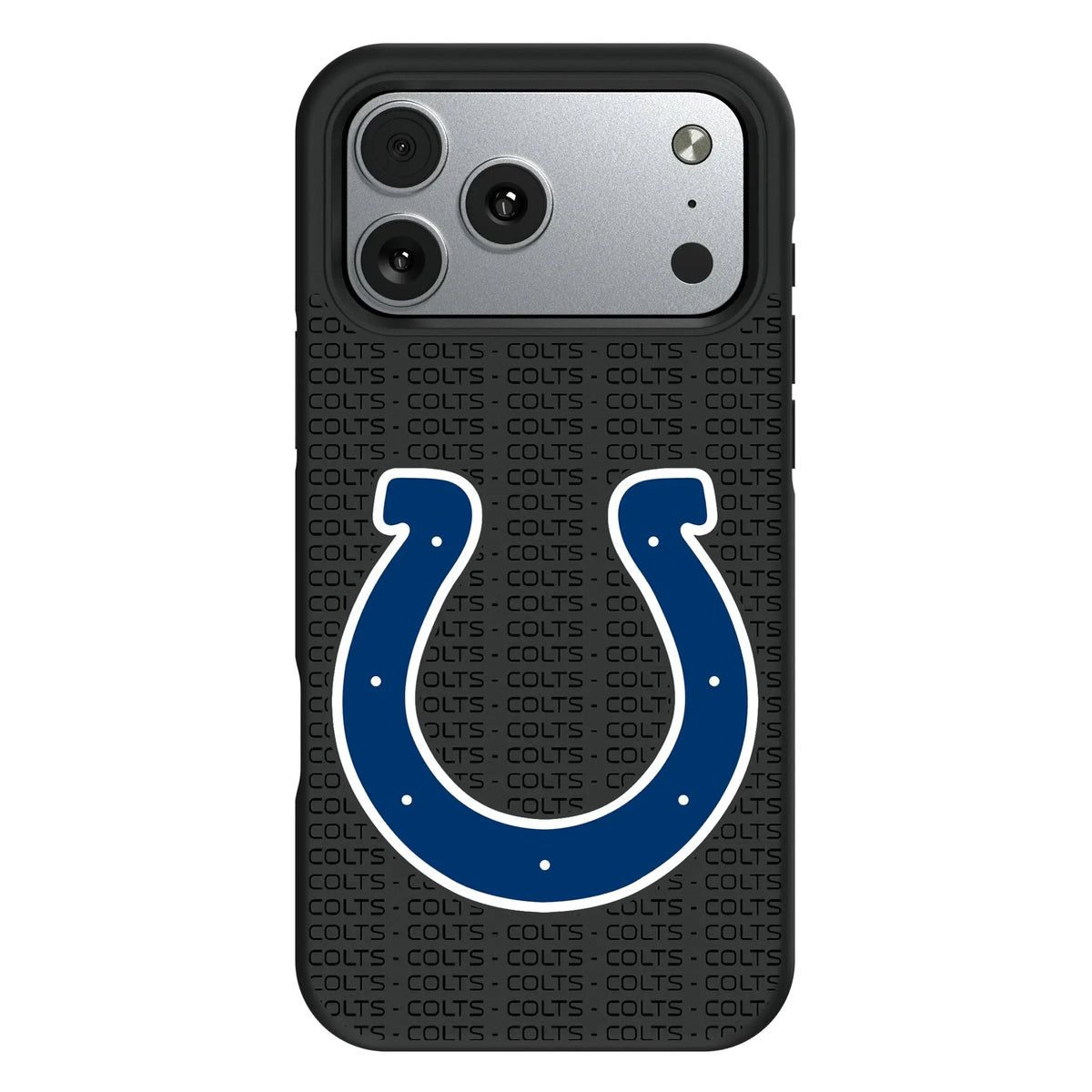 Indianapolis Colts Text Backdrop iPhone Bump Phone Case for Apple iPhone#Device_iPhone 17 Pro Max