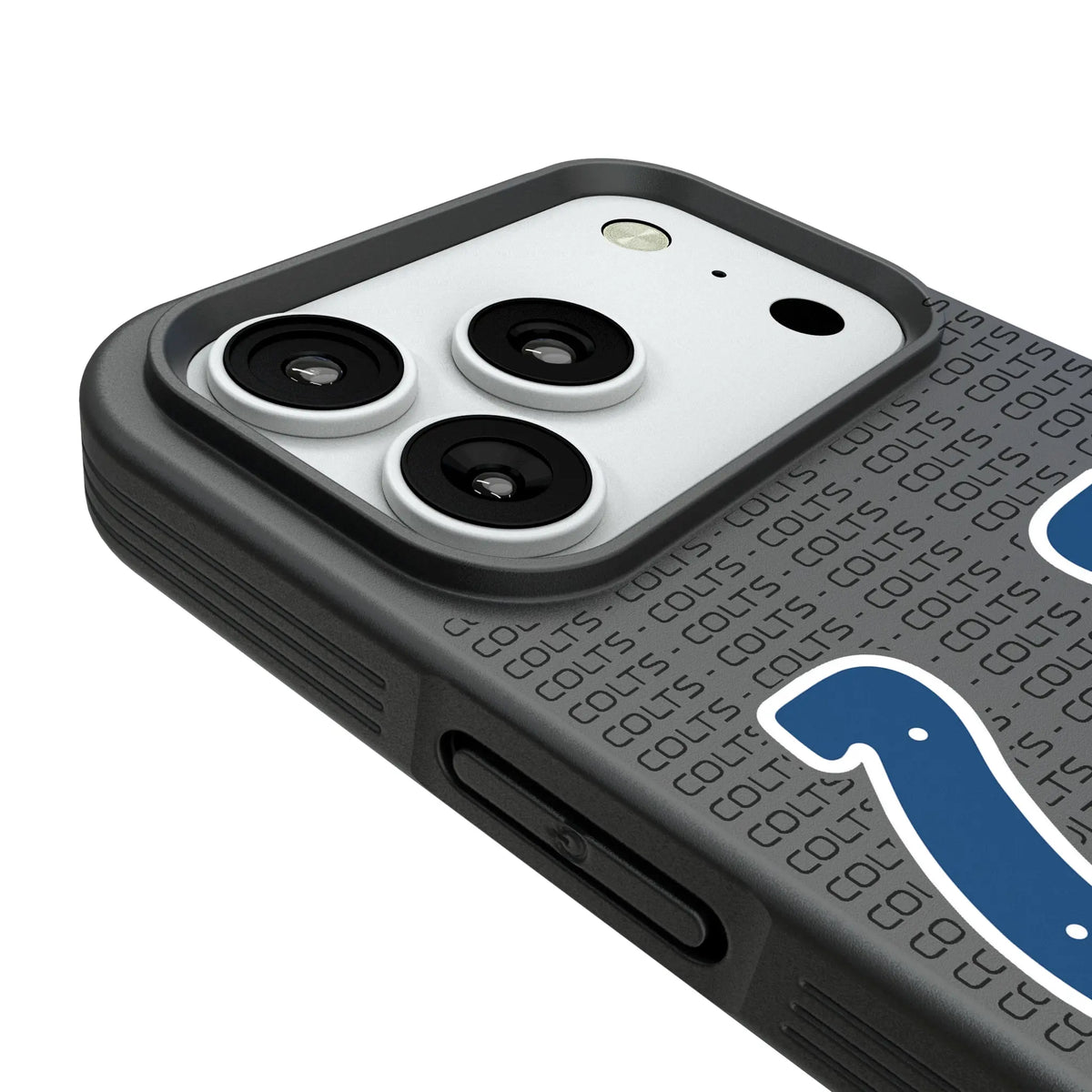 Indianapolis Colts Text Backdrop iPhone Bump Phone Case for Apple iPhone - Detail#Device_iPhone 18 Pro