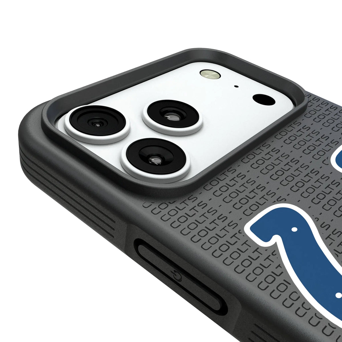 Indianapolis Colts Text Backdrop iPhone Bump Phone Case for Apple iPhone - Detail#Device_iPhone 18 Pro Max