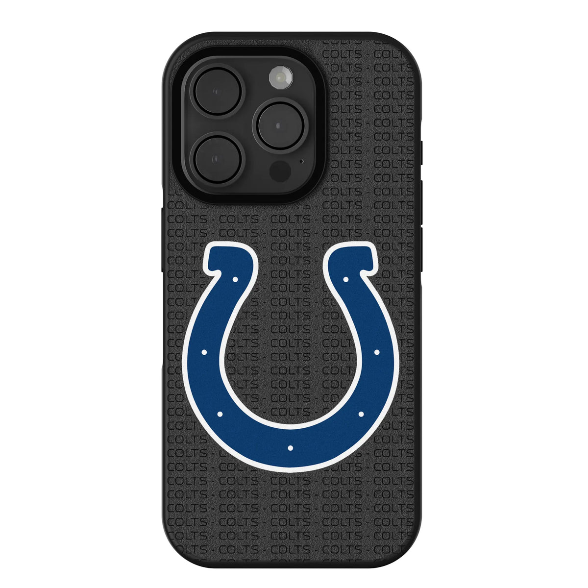Indianapolis Colts Text Backdrop iPhone Bump Phone Case for Apple iPhone