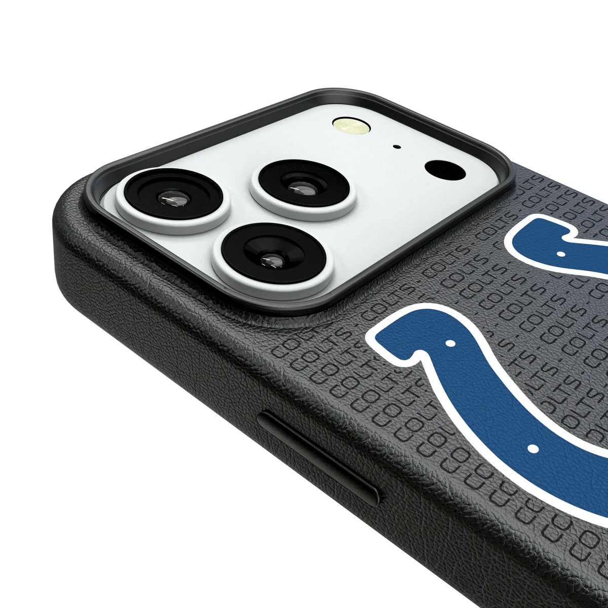 Indianapolis Colts Text Backdrop iPhone MagSafe Compatible Phone Case for Apple iPhone - Detail#Device_iPhone 18 Pro