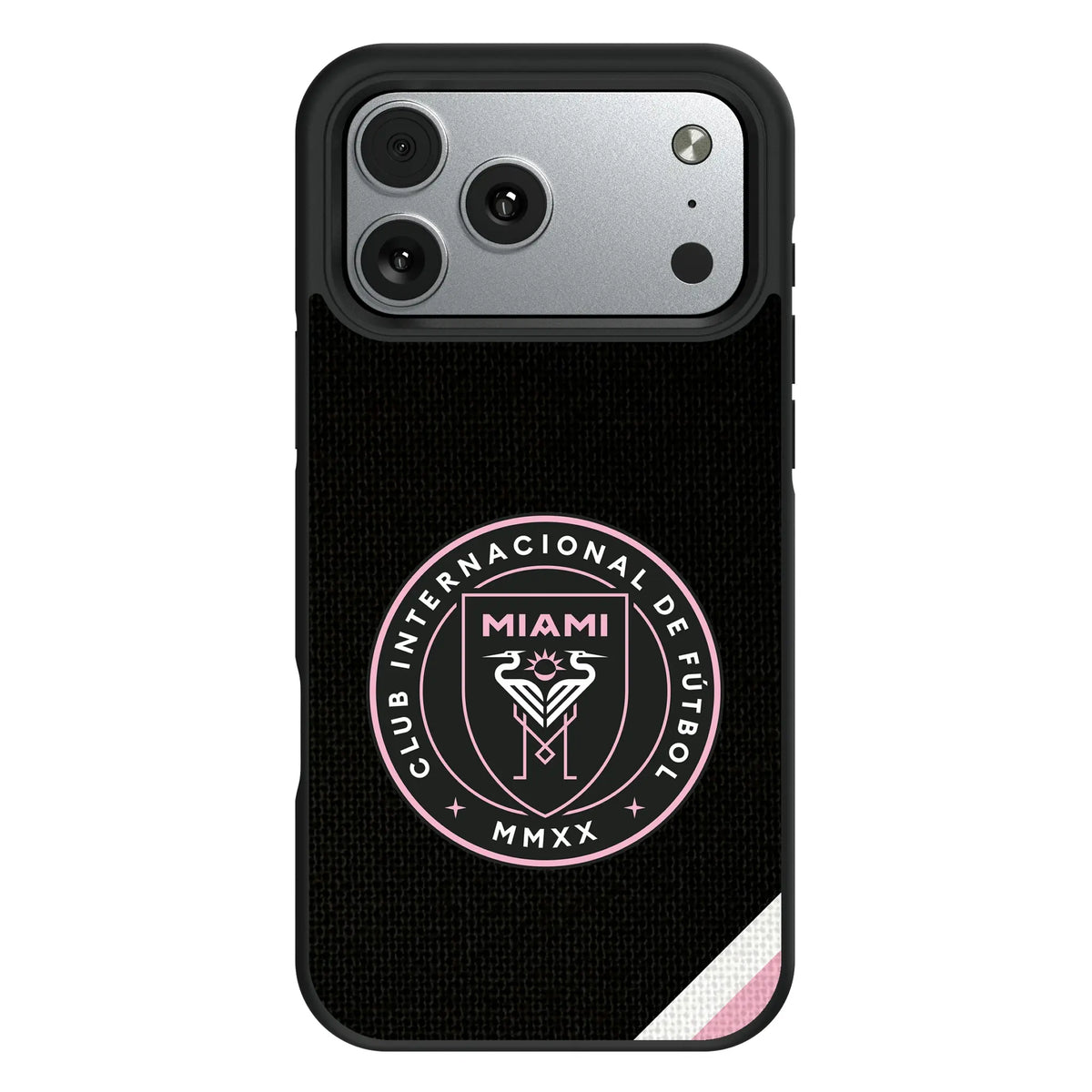 Inter Miami CF Diagonal Stripe iPhone Bump Phone Case for Apple iPhone#Device_iPhone 17 Pro Max