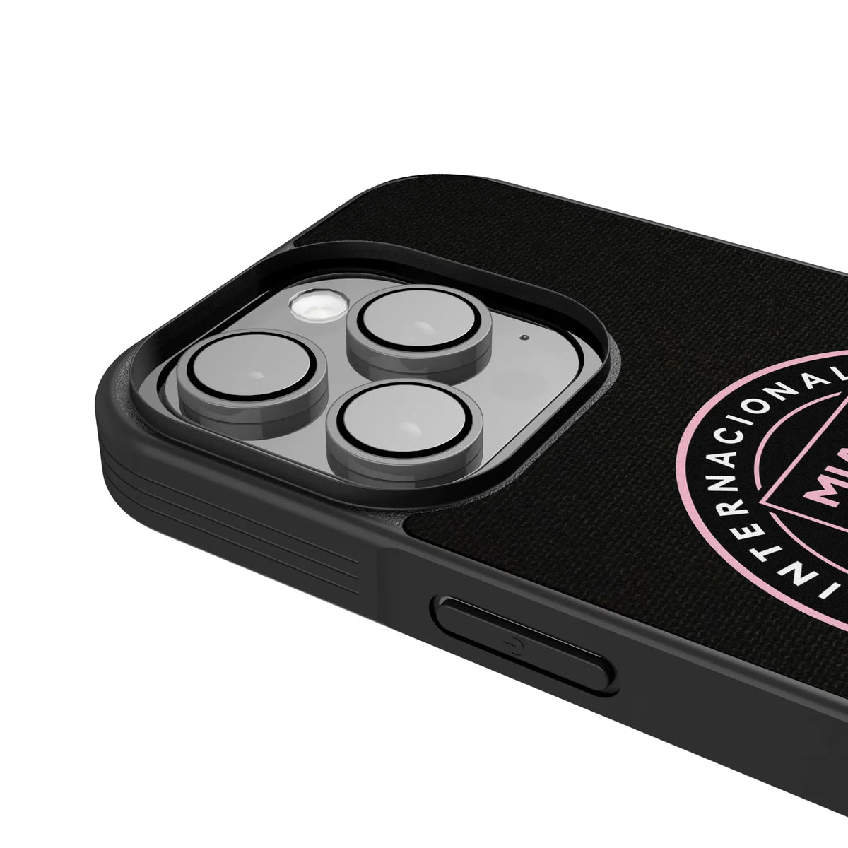 Inter Miami CF Endzone Solid iPhone Bump Phone Case for Apple iPhone - Detail