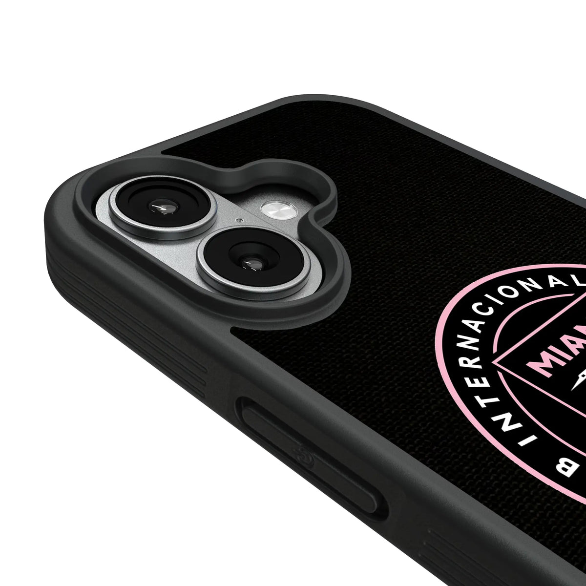 Inter Miami CF Endzone Solid iPhone Bump Phone Case for Apple iPhone - Detail#Device_iPhone 17