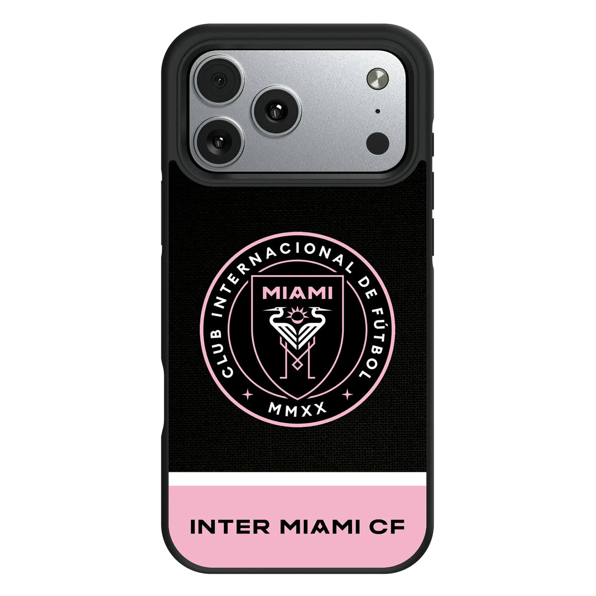 Inter Miami CF Endzone Solid iPhone Bump Phone Case for Apple iPhone#Device_iPhone 17 Pro Max