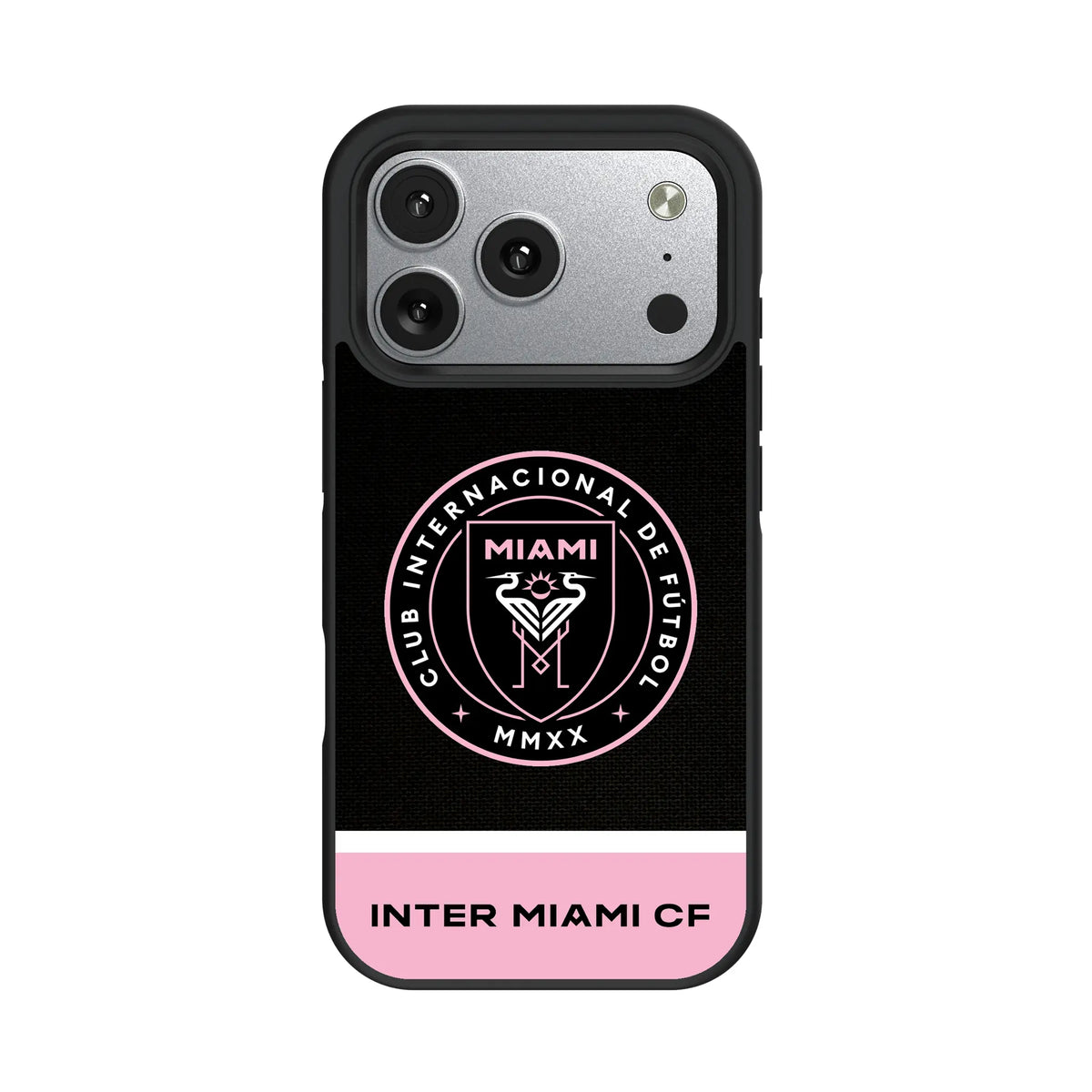 Inter Miami CF Endzone Solid iPhone Bump Phone Case for Apple iPhone#Device_iPhone 17 Pro