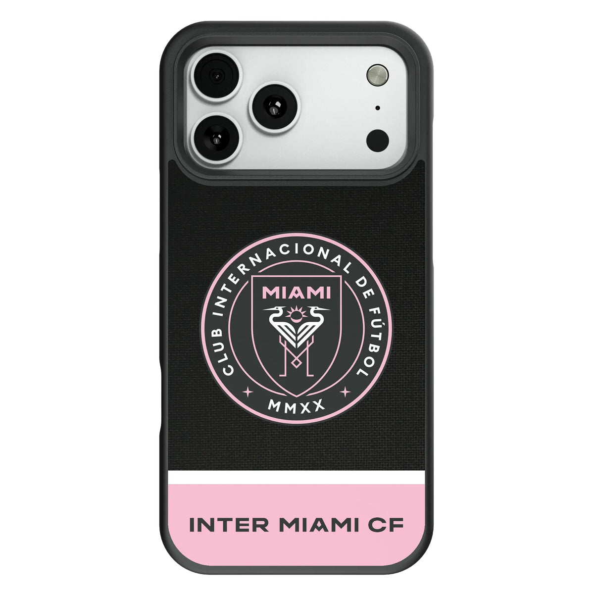 Inter Miami CF Endzone Solid Bump Phone Case for Apple iPhone