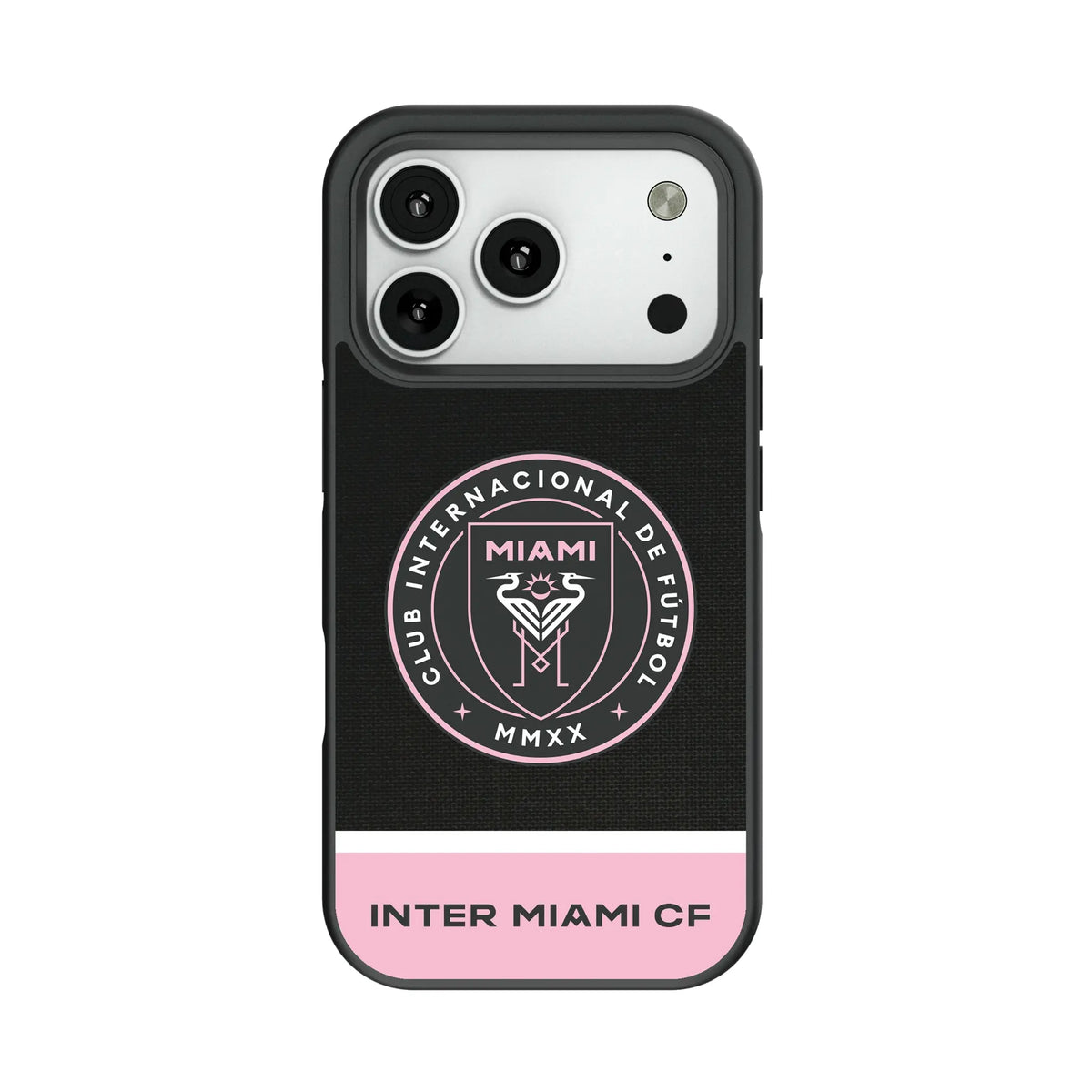 Inter Miami CF Endzone Solid Bump Phone Case for Apple iPhone