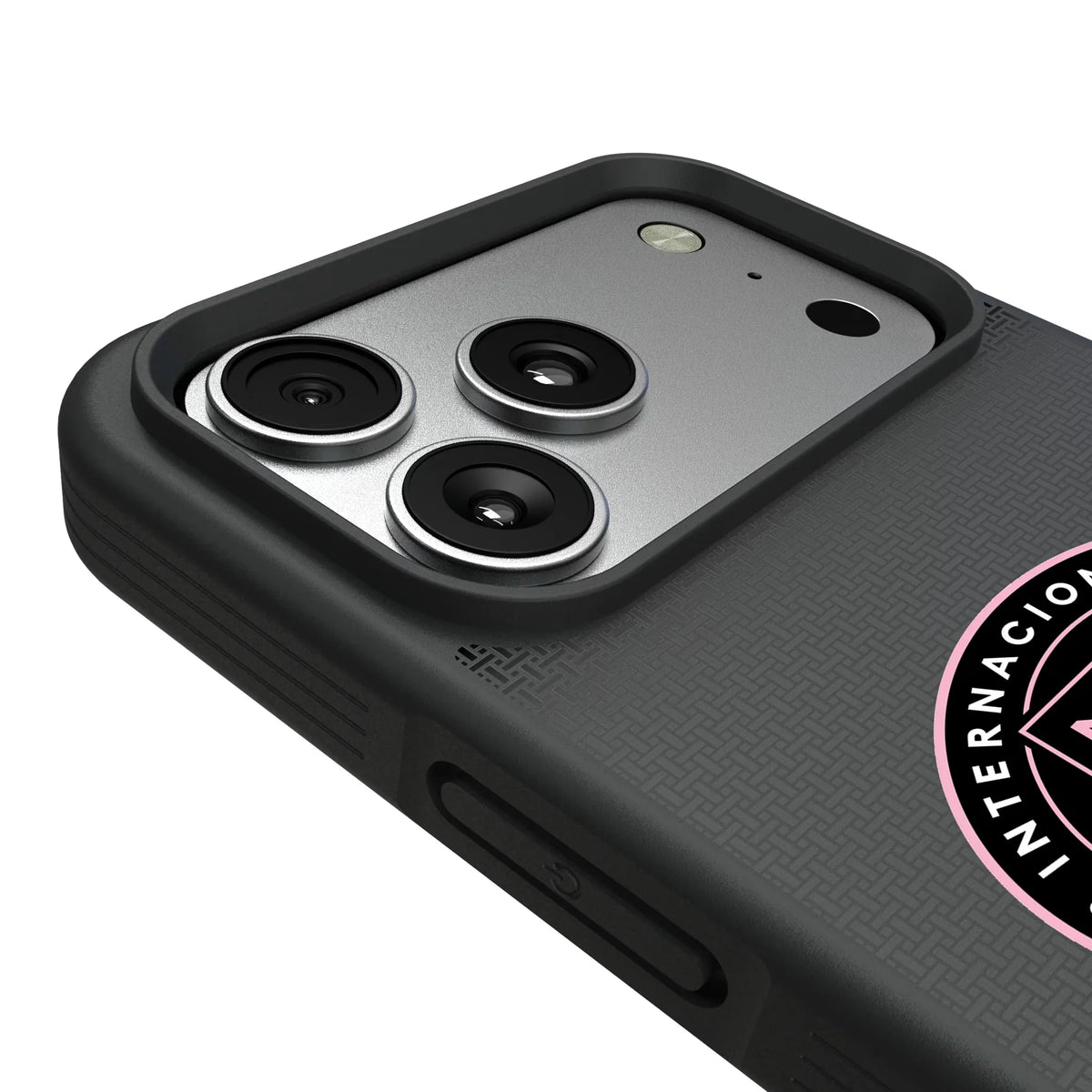 Inter Miami CF Linen iPhone Bump Phone Case for Apple iPhone - Detail#Device_iPhone 17 Pro Max