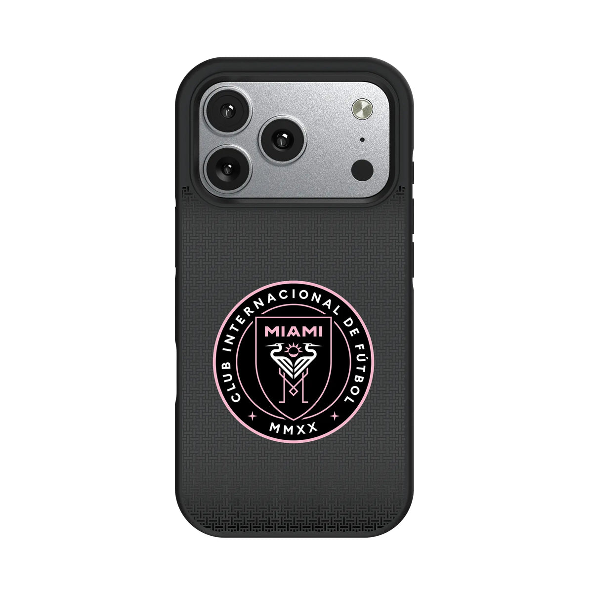 Inter Miami CF Linen iPhone Bump Phone Case for Apple iPhone#Device_iPhone 17 Pro