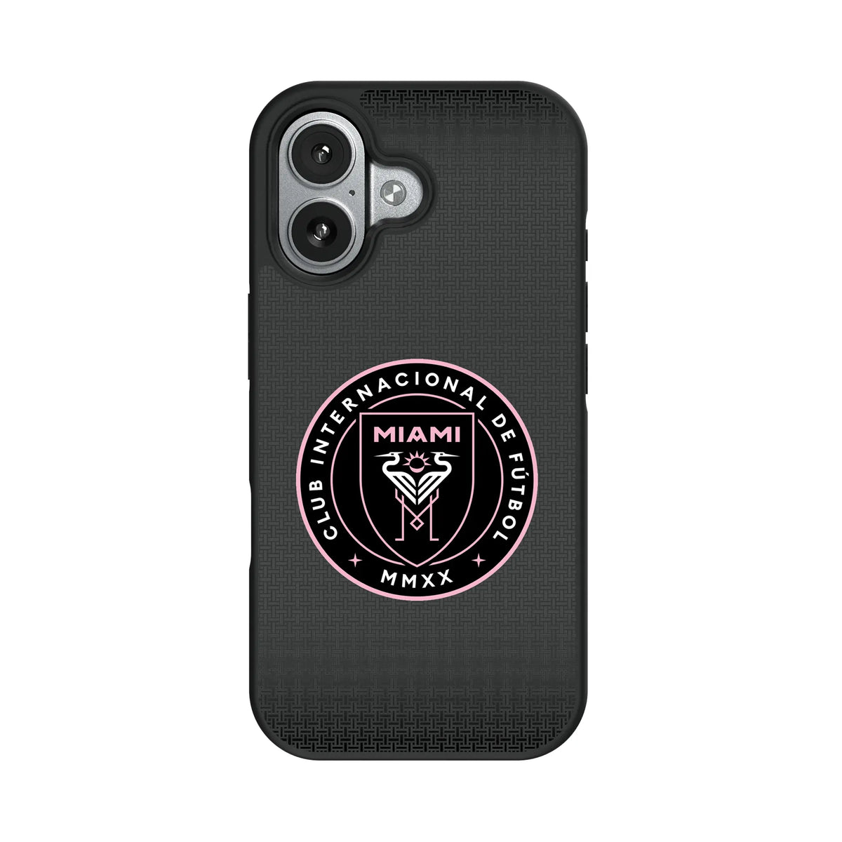 Inter Miami CF Linen iPhone Bump Phone Case for Apple iPhone#Device_iPhone 17