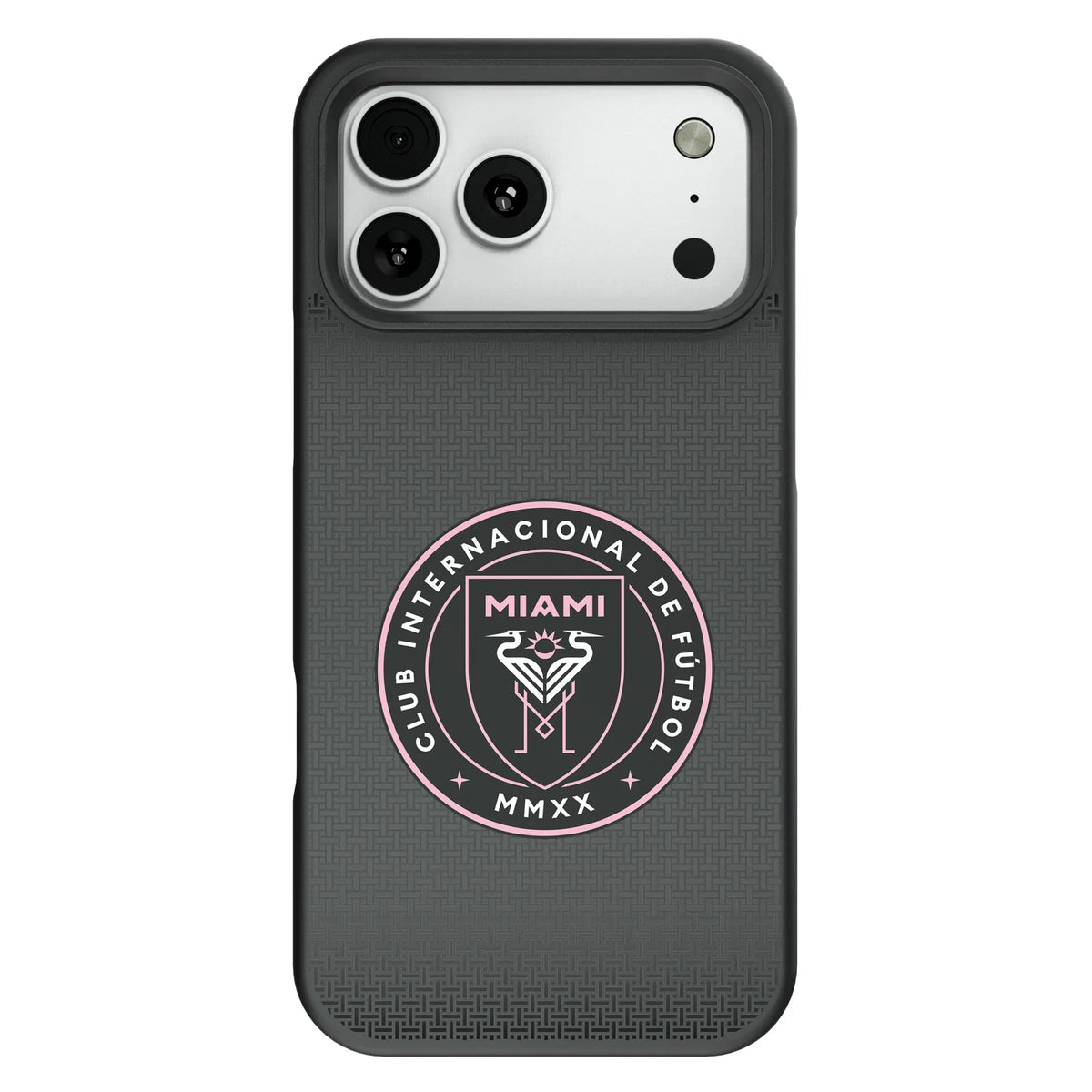 Inter Miami CF Linen Bump Phone Case for Apple iPhone