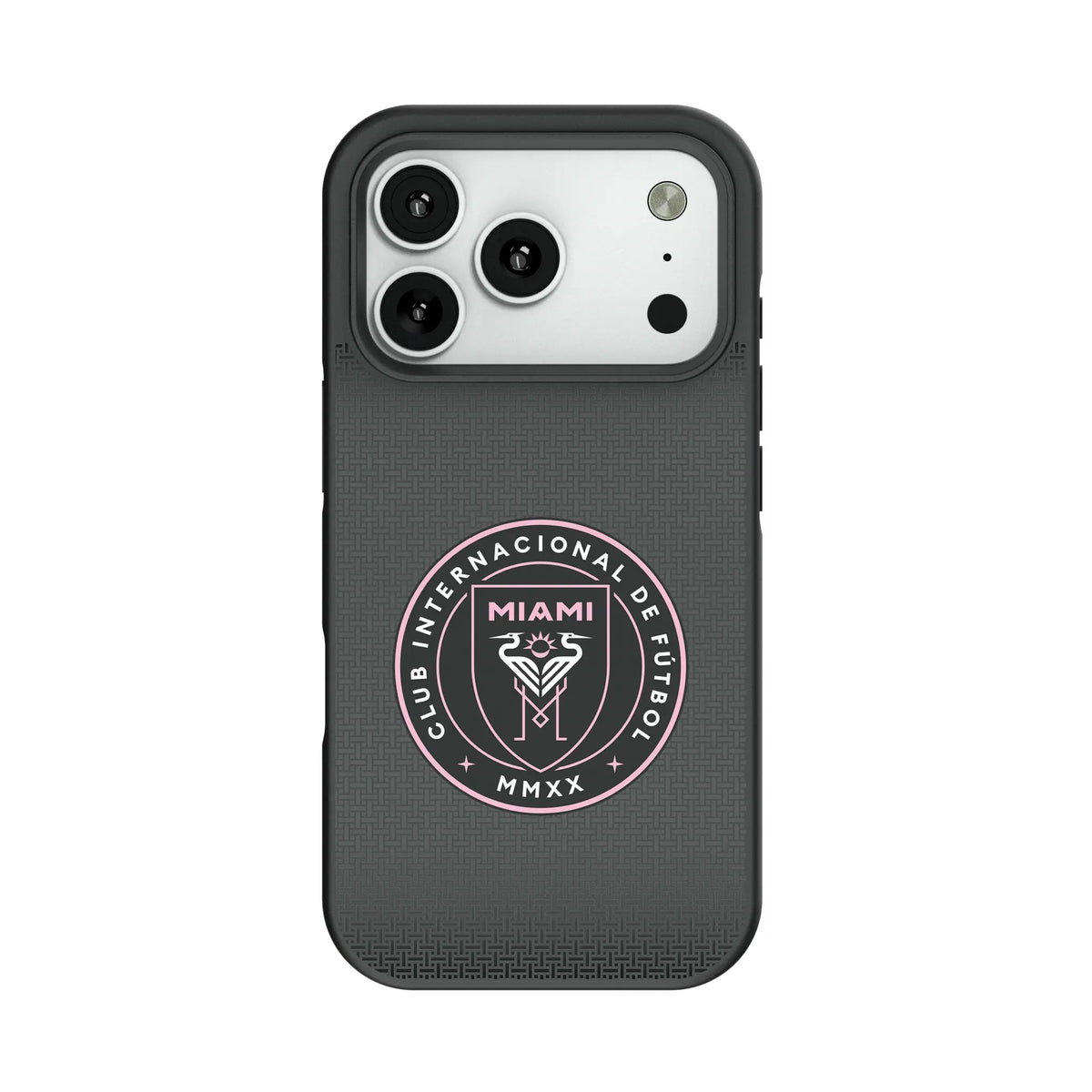 Inter Miami CF Linen Bump Phone Case for Apple iPhone