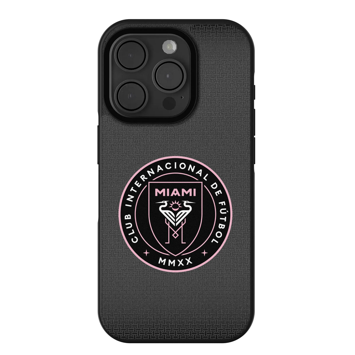 Inter Miami CF Linen iPhone Bump Phone Case for Apple iPhone