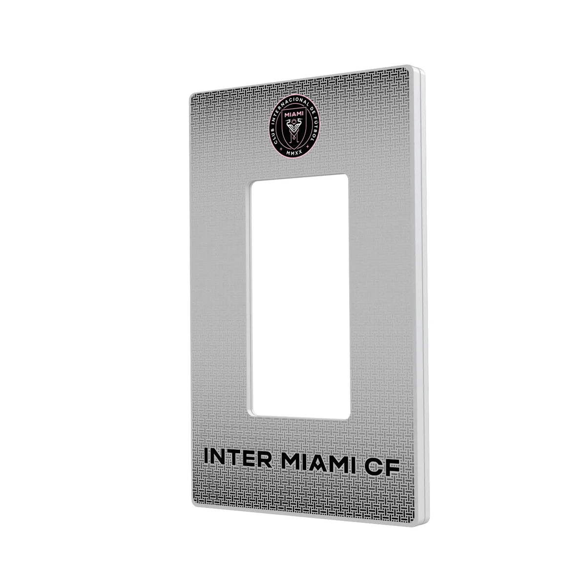 Inter Miami CF Linen Hidden-Screw Light Switch Plate#Style_Single Rocker