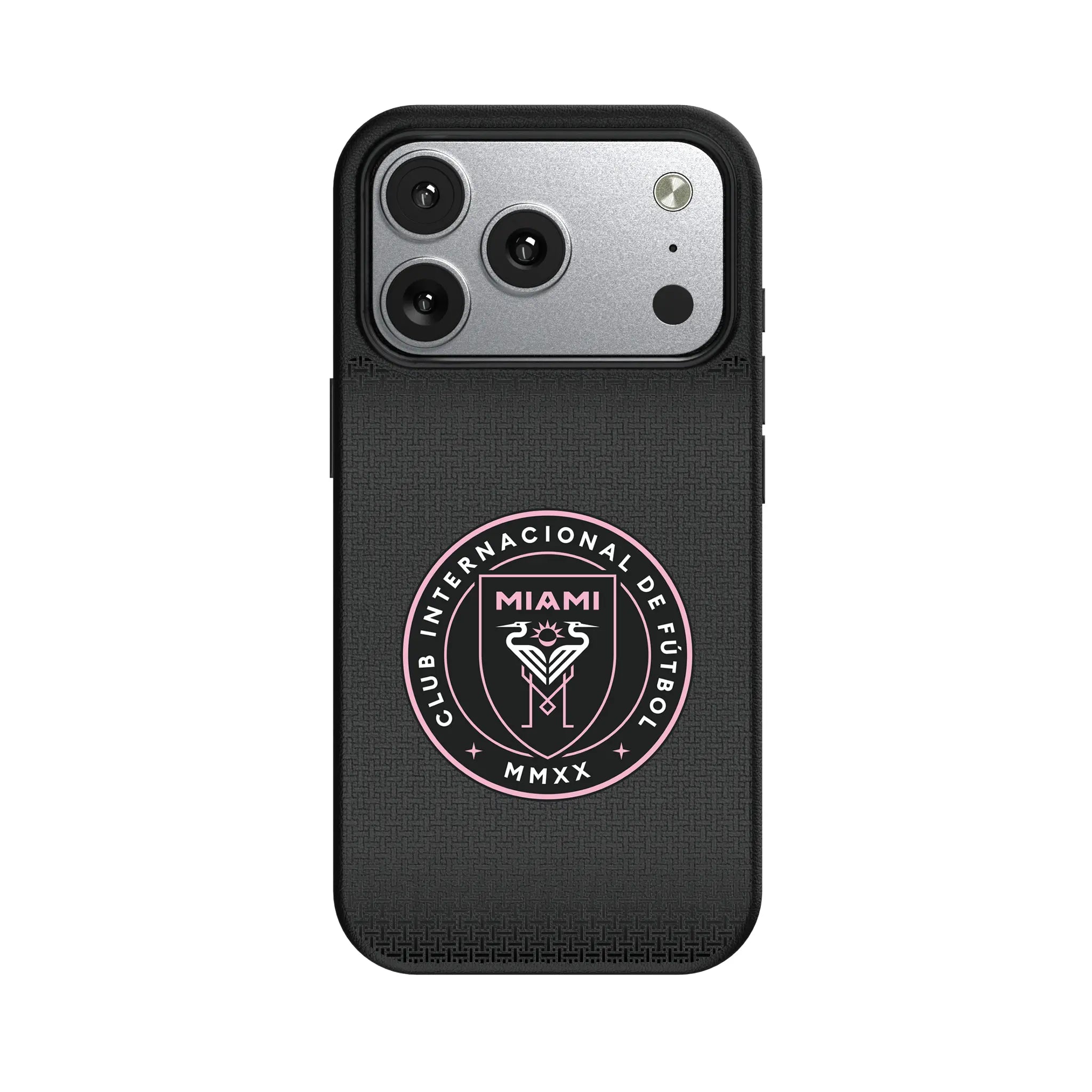 Inter Miami CF Linen iPhone MagSafe Compatible Phone Case for Apple iPhone#Device_iPhone 17 Pro