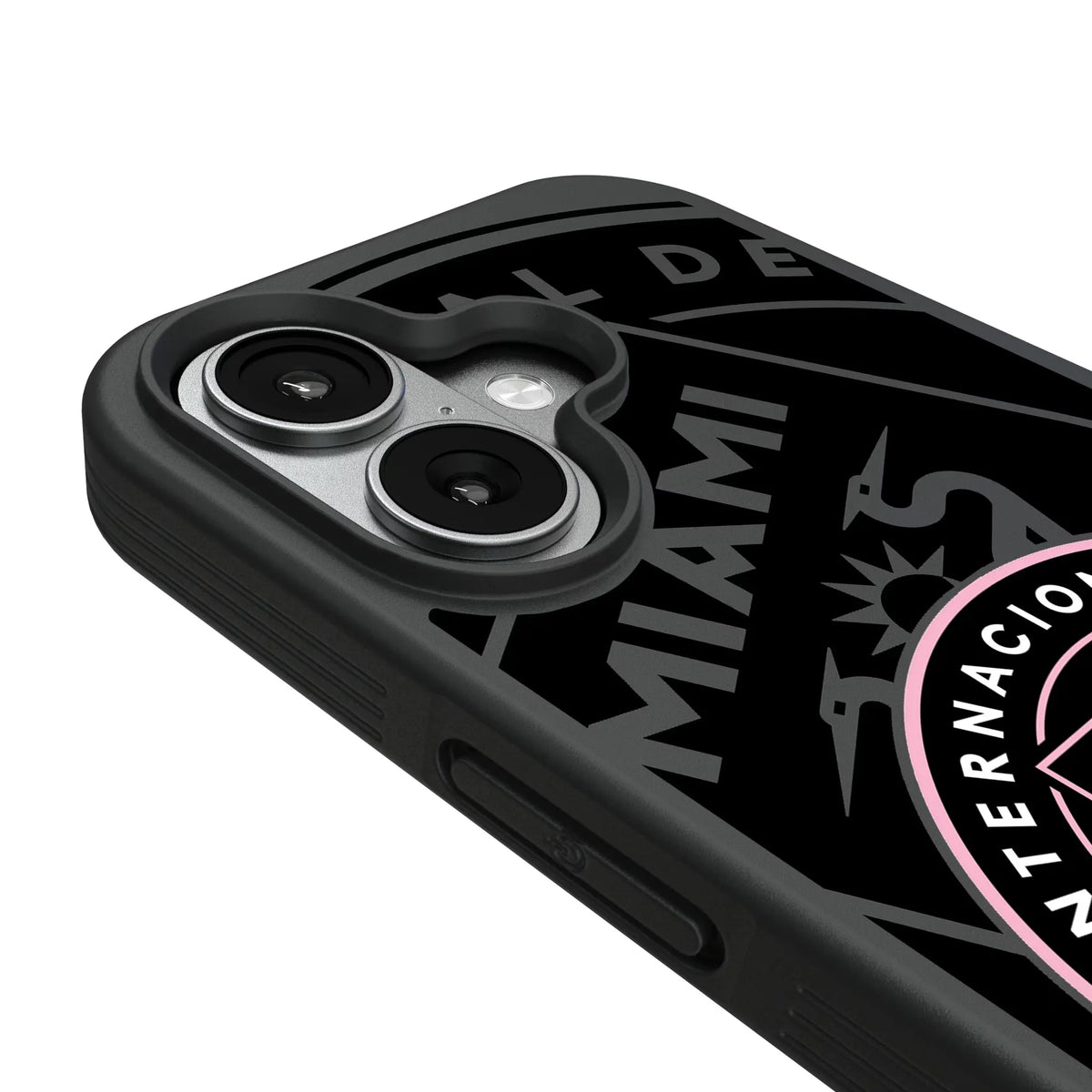 Inter Miami CF Monocolor Tilt iPhone Bump Phone Case for Apple iPhone - Detail#Device_iPhone 17