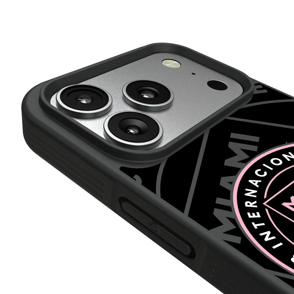 Inter Miami CF Monocolor Tilt iPhone Bump Phone Case for Apple iPhone - Detail#Device_iPhone 17 Pro