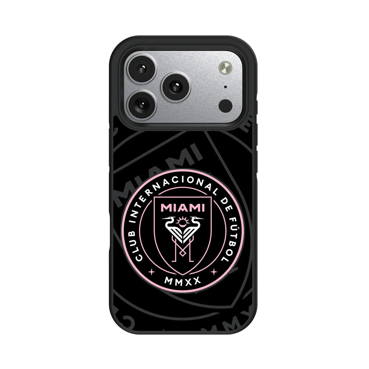 Inter Miami CF Monocolor Tilt iPhone Bump Phone Case for Apple iPhone#Device_iPhone 17 Pro