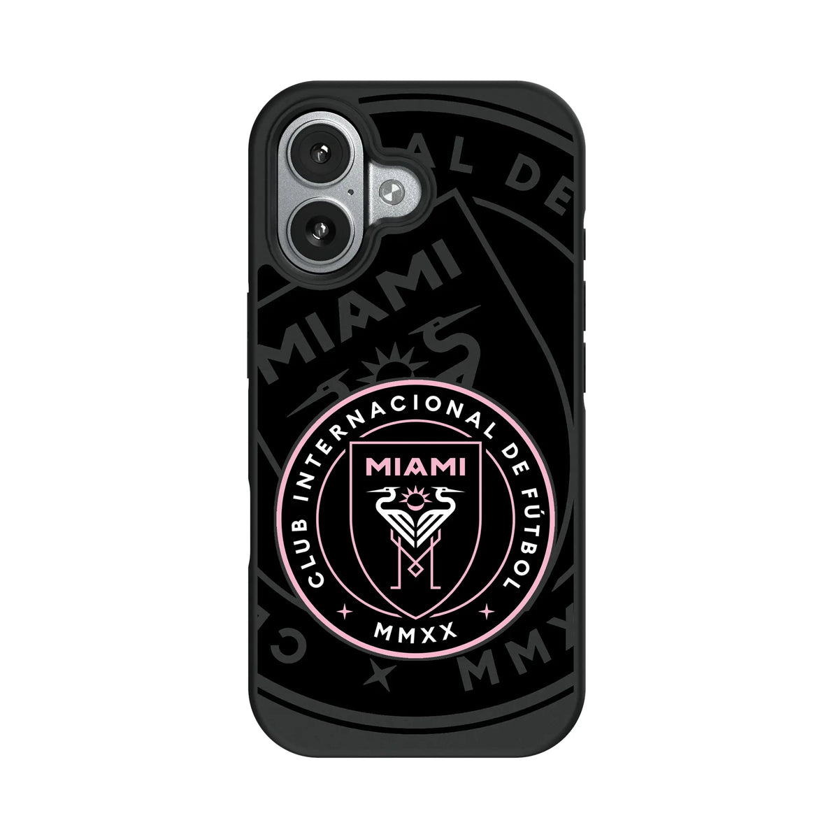 Inter Miami CF Monocolor Tilt iPhone Bump Phone Case for Apple iPhone#Device_iPhone 17
