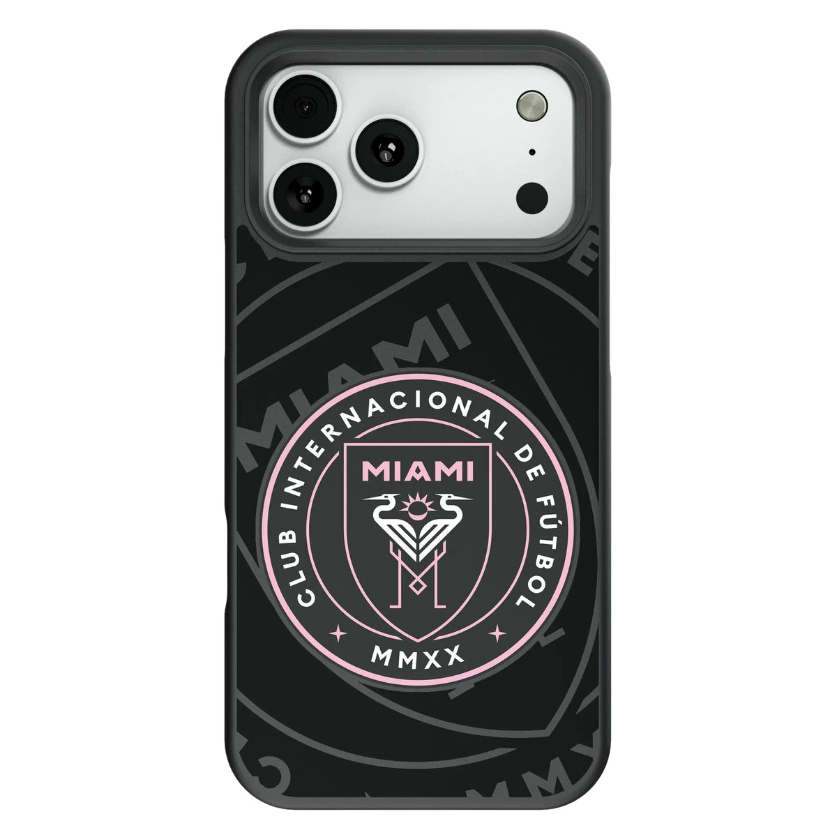 Inter Miami CF Monocolor Tilt Bump Phone Case for Apple iPhone