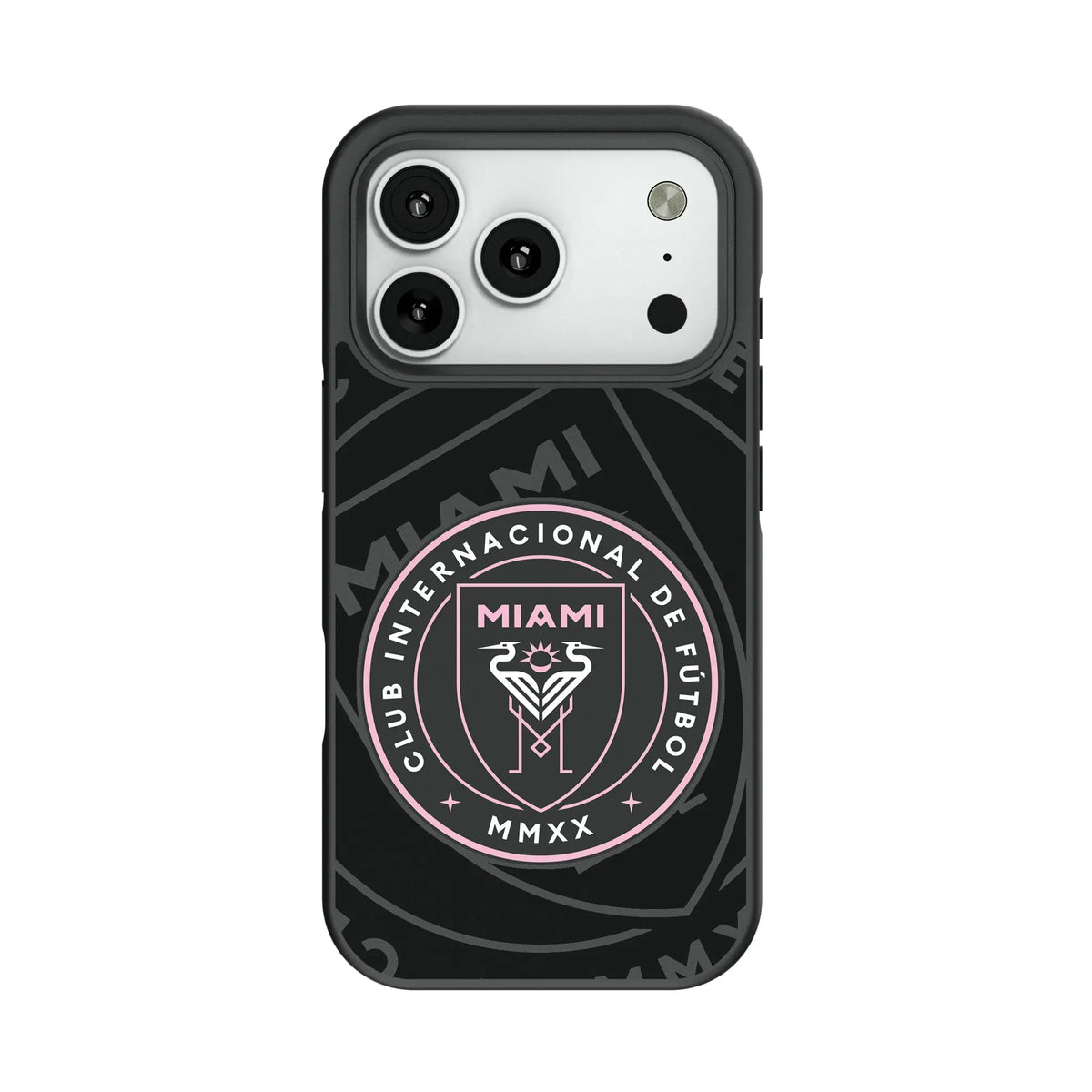 Inter Miami CF Monocolor Tilt Bump Phone Case for Apple iPhone