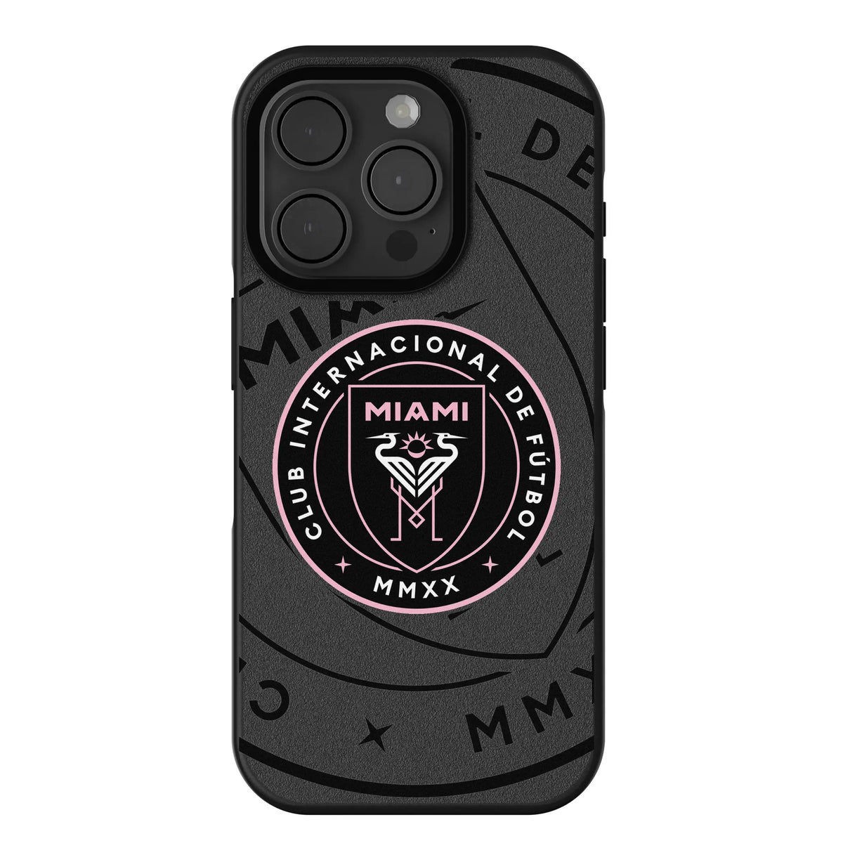 Inter Miami CF Monocolor Tilt iPhone Bump Phone Case for Apple iPhone