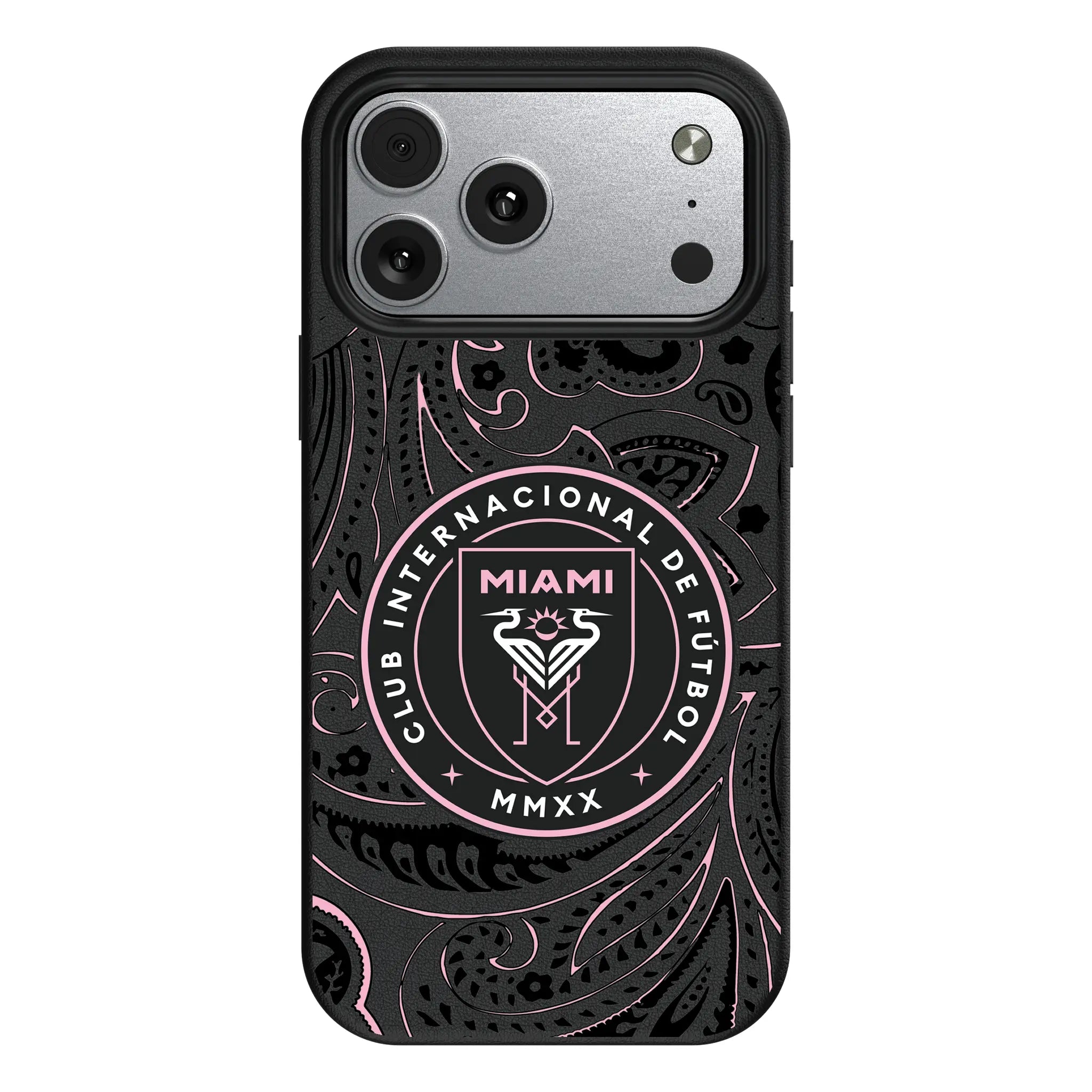 Inter Miami CF Paisley iPhone MagSafe Compatible Phone Case for Apple iPhone#Device_iPhone 17 Pro Max