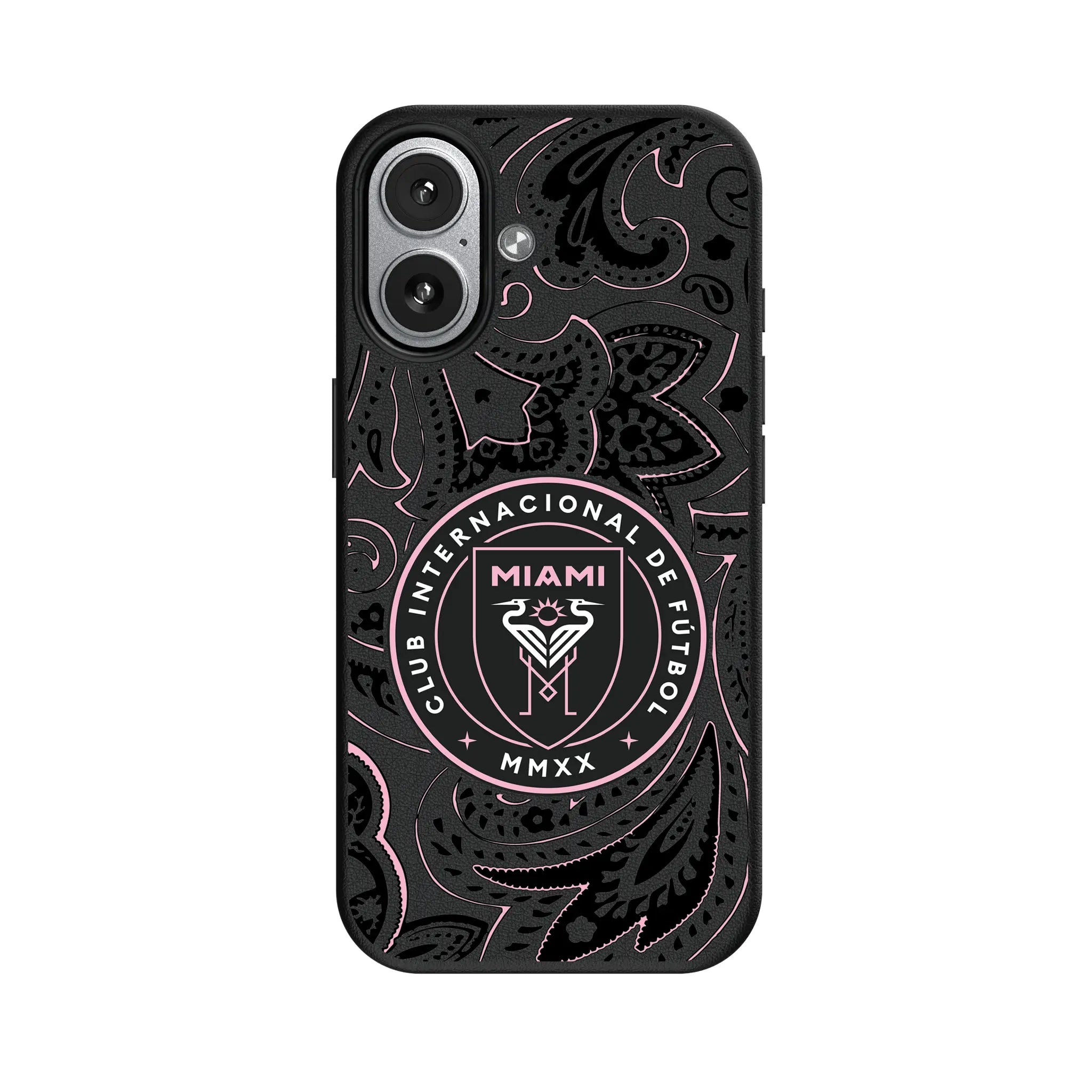 Inter Miami CF Paisley iPhone MagSafe Compatible Phone Case for Apple iPhone#Device_iPhone 17