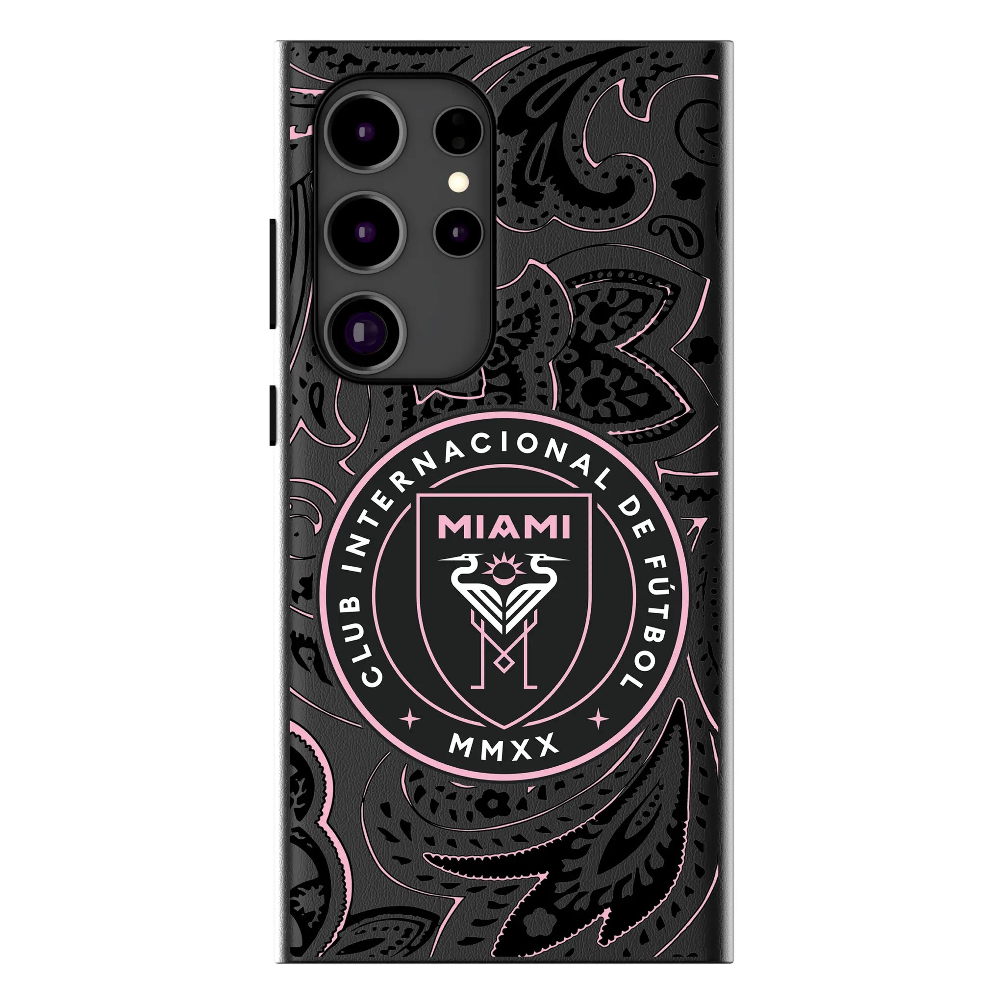 Inter Miami CF Paisley Galaxy MagSafe Compatible Phone Case for Samsung Galaxy#Device_Galaxy S26 Ultra