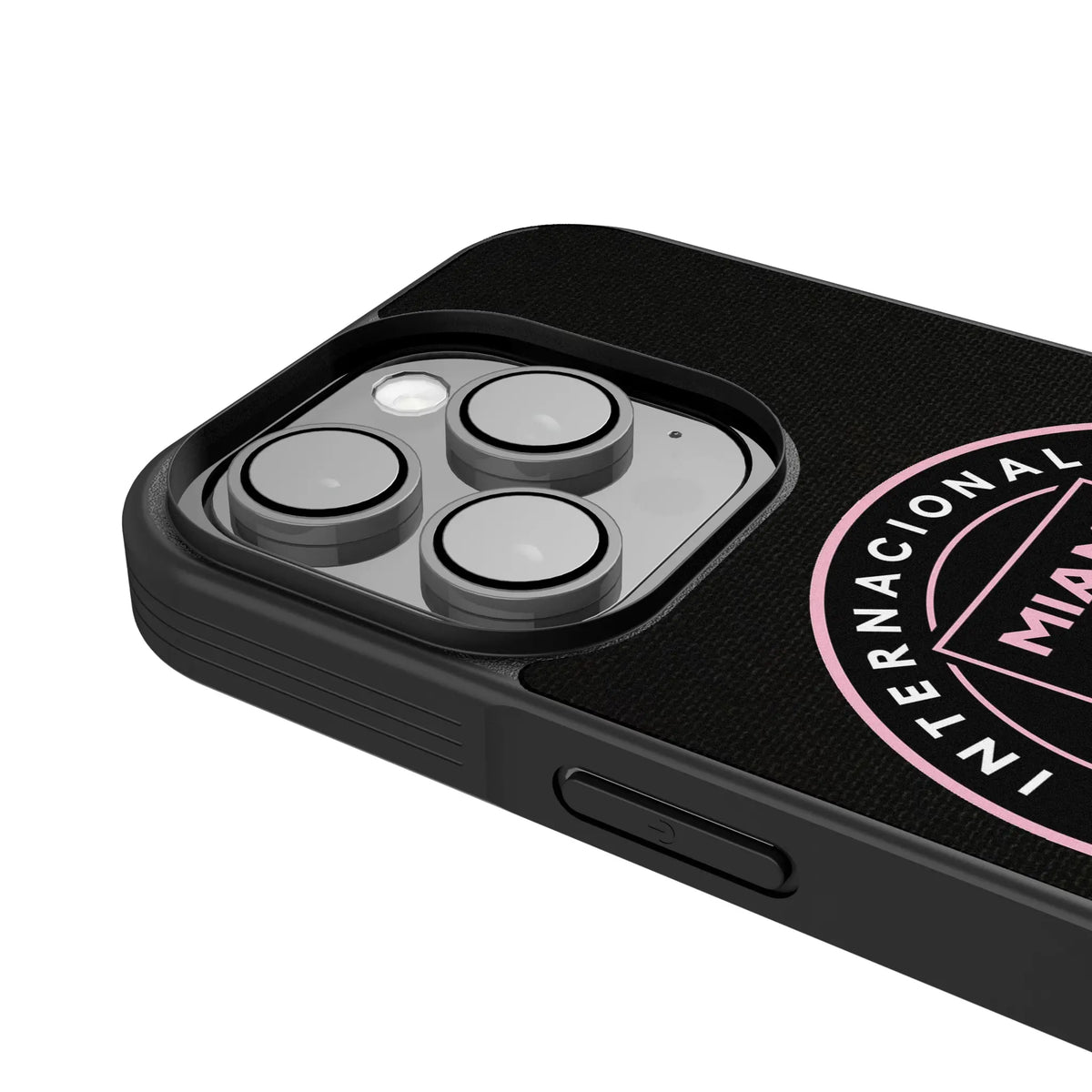 Inter Miami CF Personalized Stripe iPhone Bump Phone Case for Apple iPhone - Detail