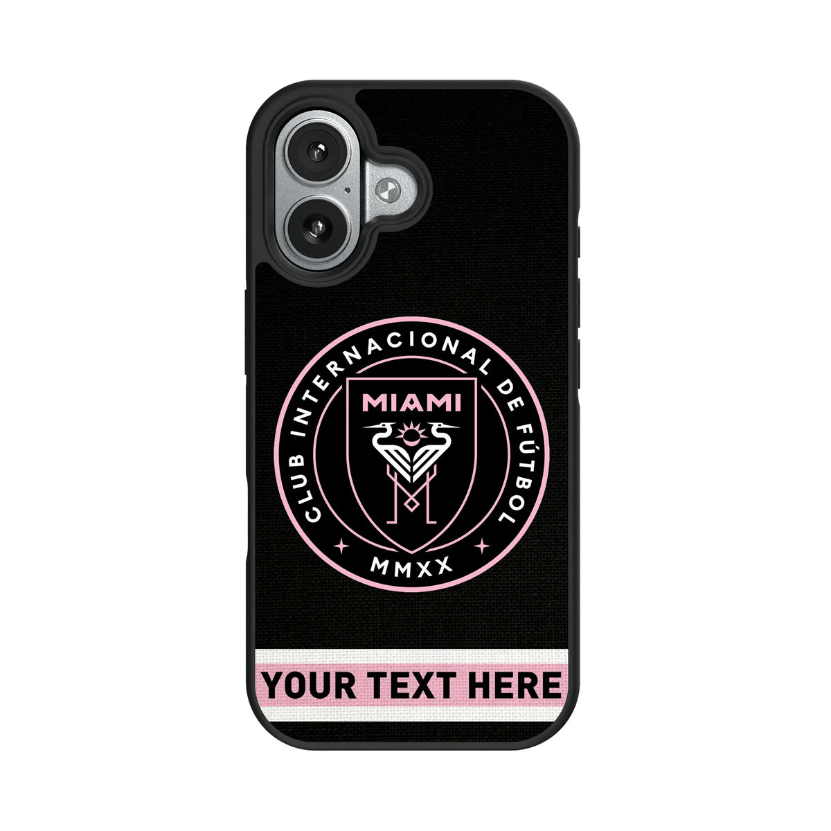 Inter Miami CF Personalized Stripe iPhone Bump Phone Case for Apple iPhone#Device_iPhone 17