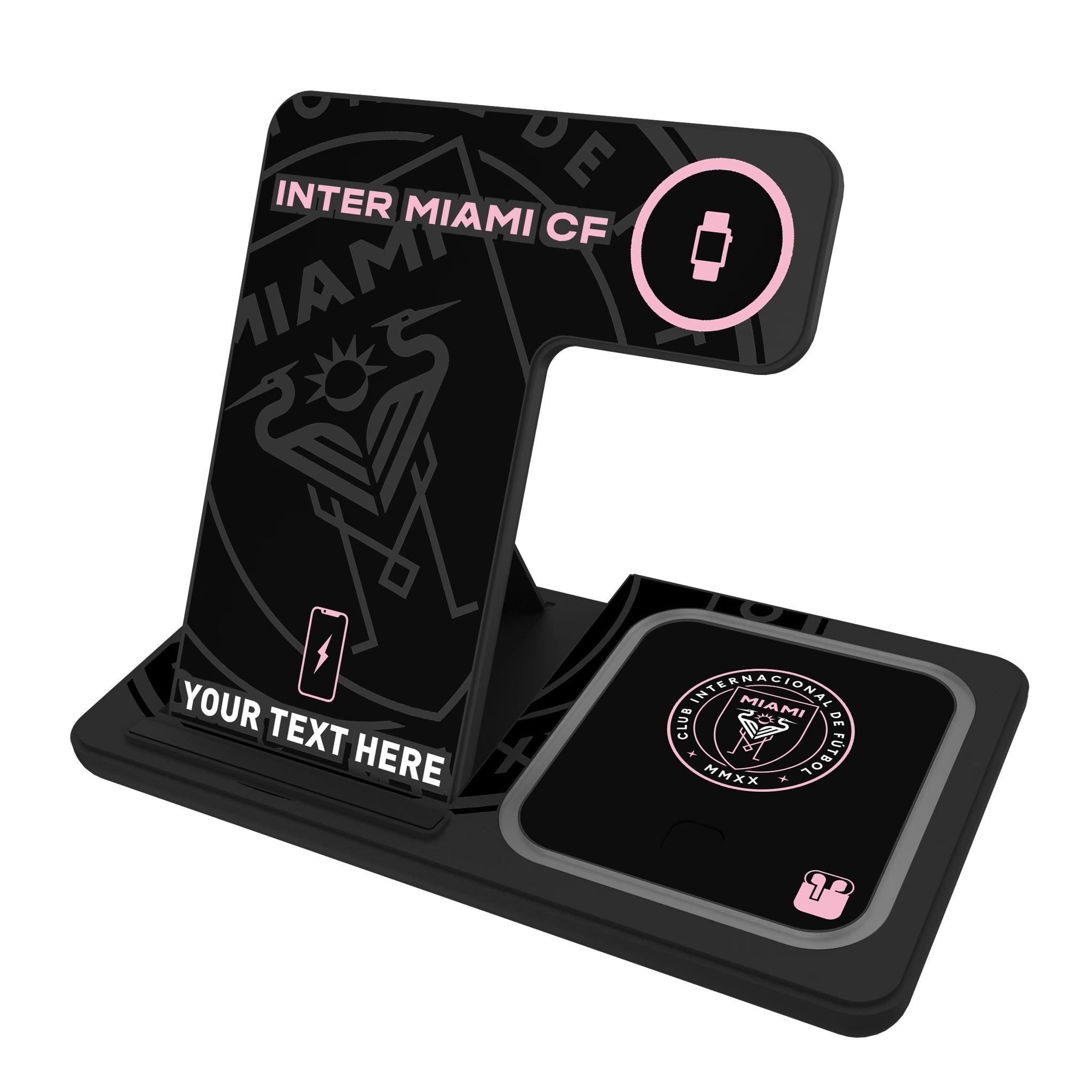 Inter Miami CF Personalized Tilt 3 in 1 Charging Station