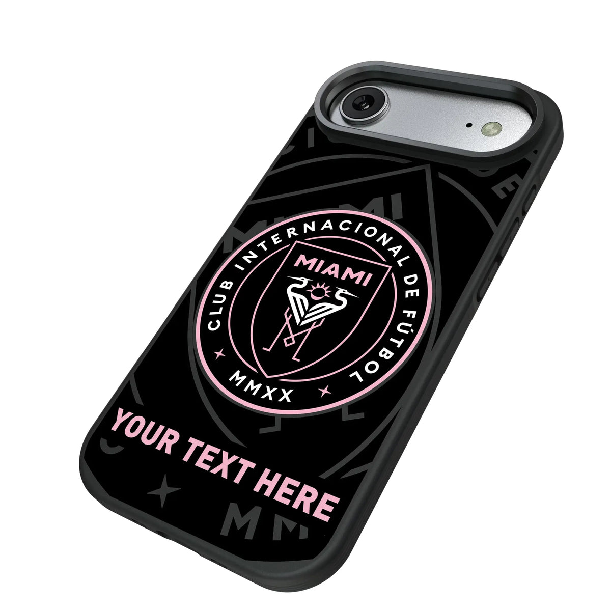 Inter Miami CF Personalized Tilt iPhone Bump Phone Case for Apple iPhone - Isometric View#Device_iPhone Air