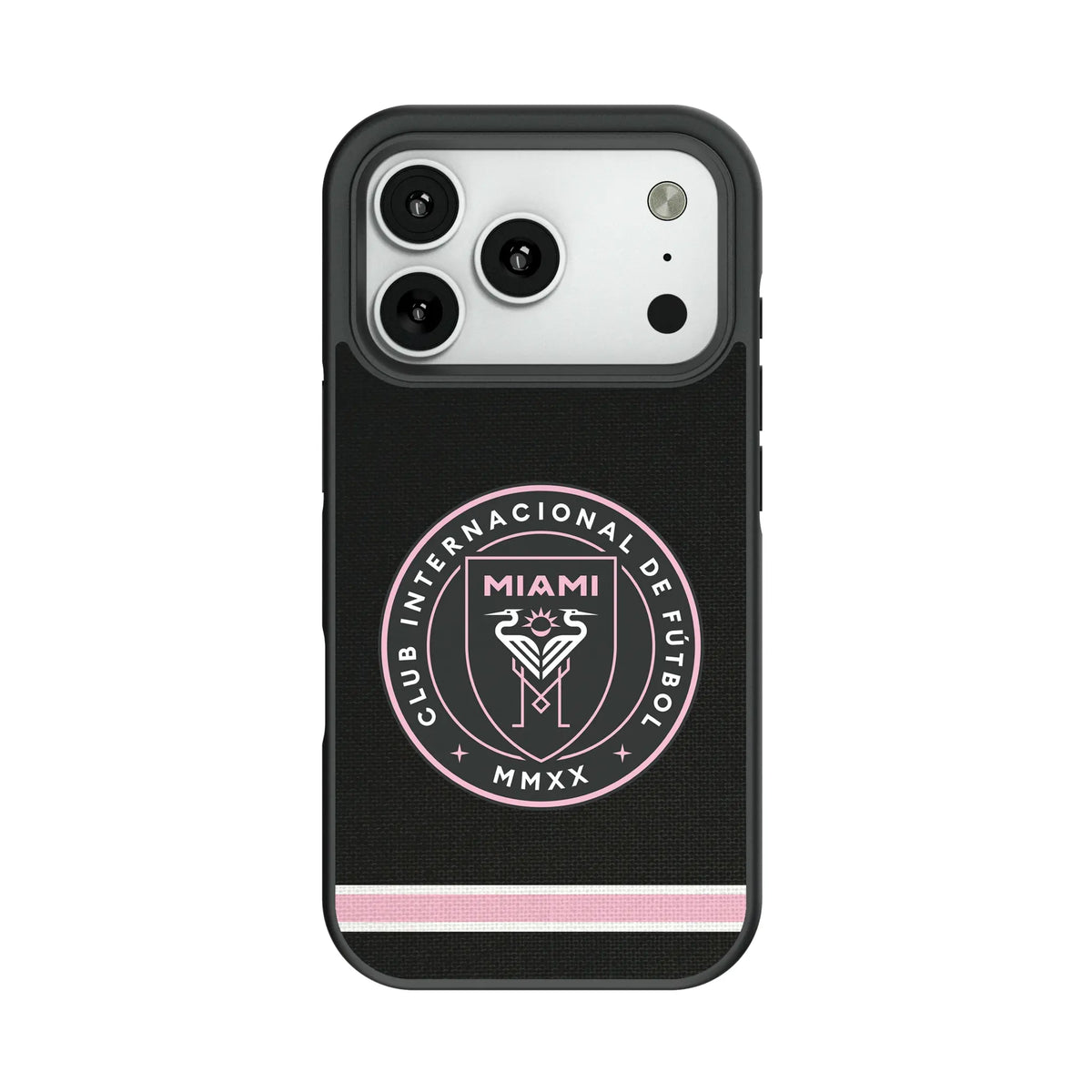 Inter Miami CF Stripe Bump Phone Case for Apple iPhone